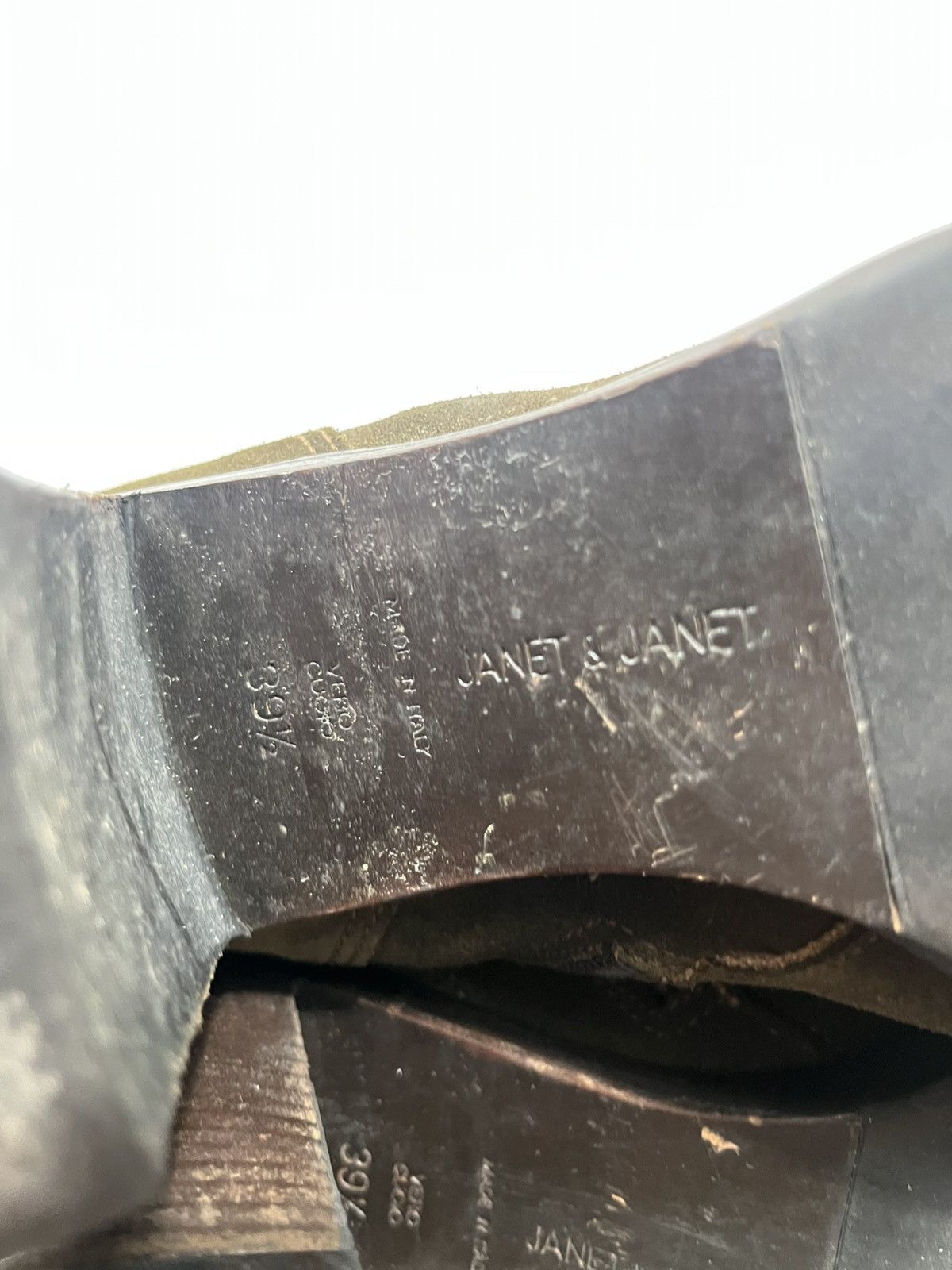 Other Janet Janet Suede Knee High Boots Pocket Detail Size 39.5 Size US 9 / IT 39 - 15 Thumbnail