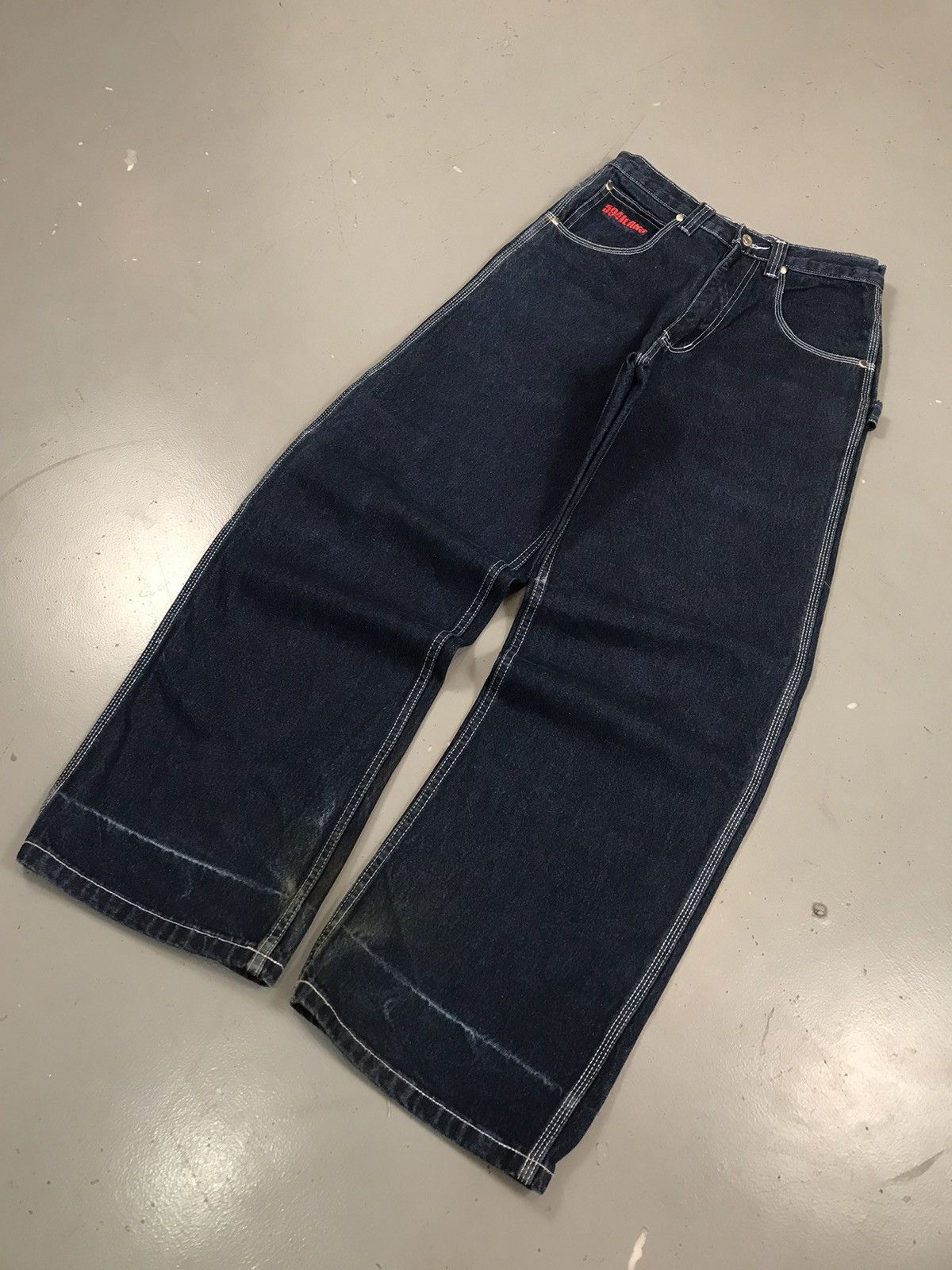 Southpole Vintage 594 SpellOut embroidered denim Size US 28 / EU 44 - 4 Thumbnail