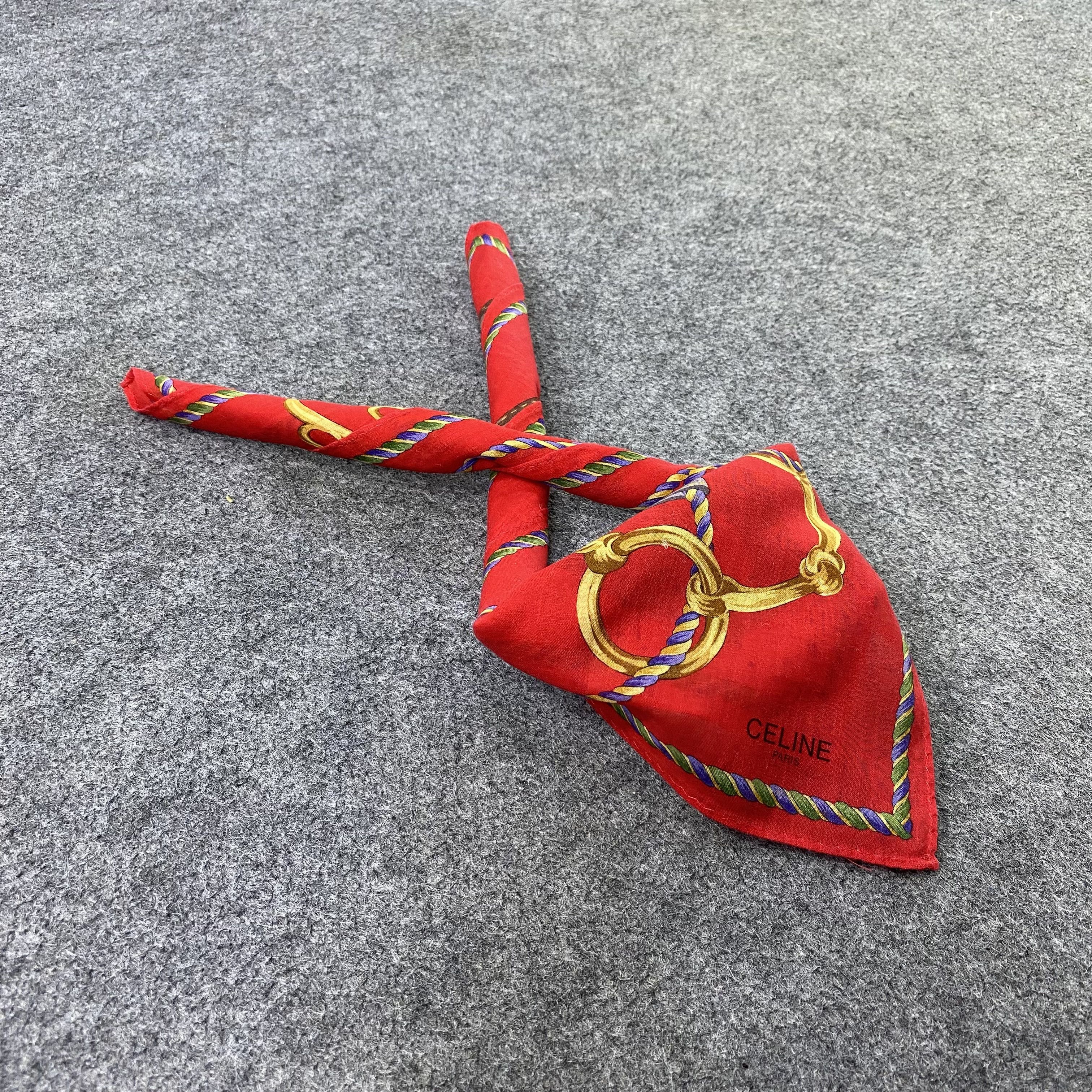 Celine Celine Handkerchief / Bandana / Neckerchief-B2183 Size ONE SIZE - 1 Thumbnail