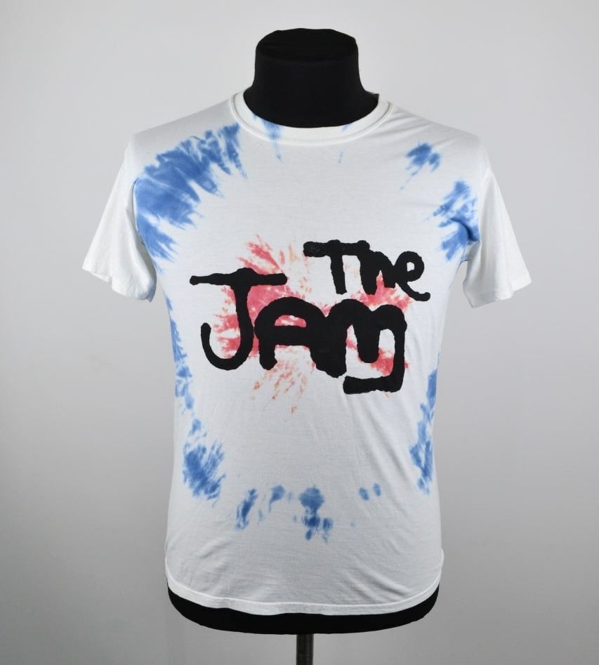 Band Tees THE JAM SPRAY WALL LOGO T-SHIRT PAUL WELLER ALL MOD CONS Size US S / EU 44-46 / 1 - 1 Thumbnail