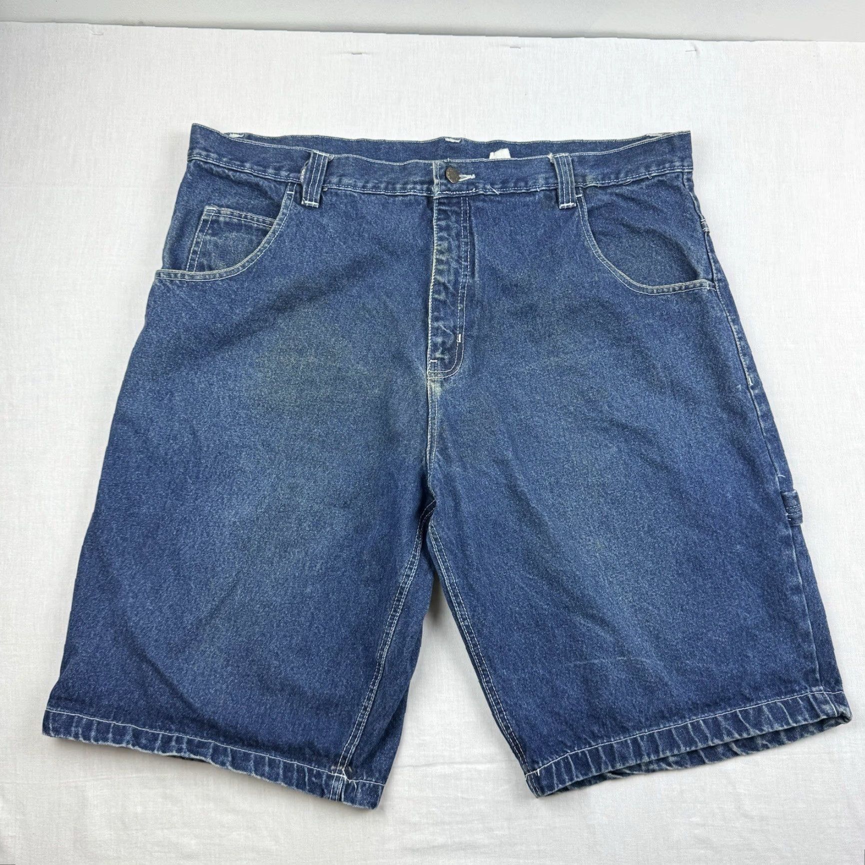 Vintage VINTAGE Johnny Blaze Jean Shorts Adult 42 Blue Baggy Grunge Y2K Skater Mens Size US 42 / EU 58 - 3 Thumbnail
