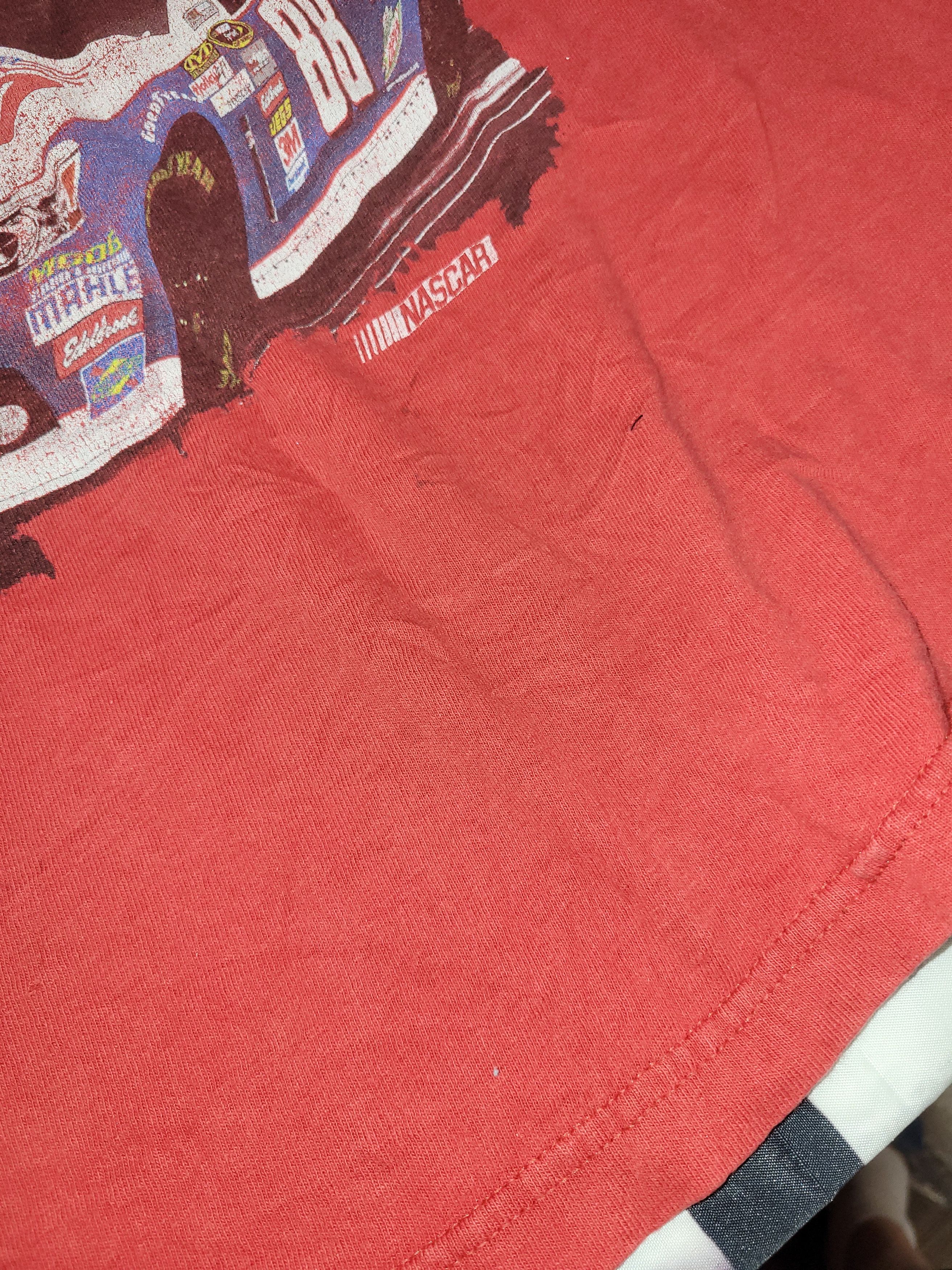 NASCAR Two Dale JR Nascar tshirts, Red and Blue XL Size US XL / EU 56 / 4 - 4 Thumbnail