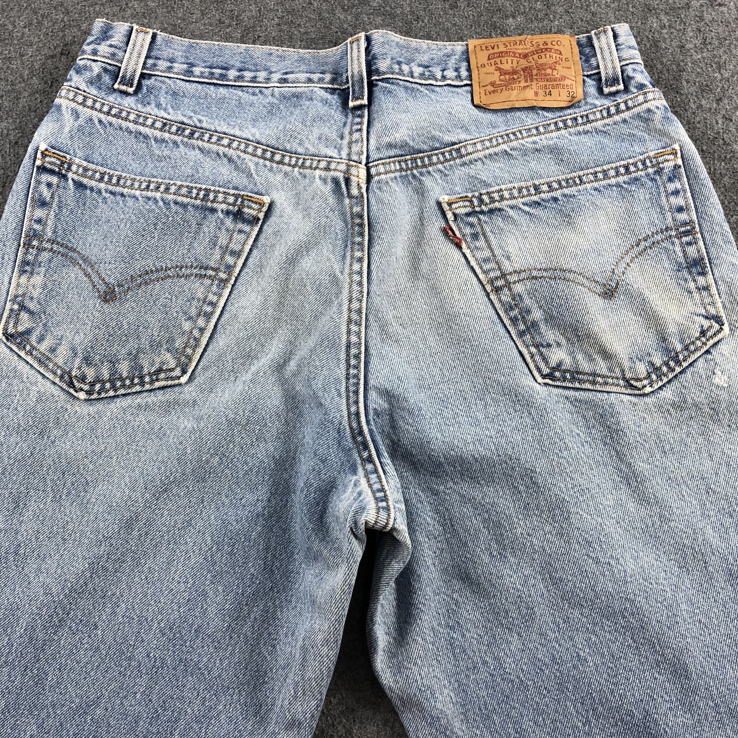 Levi's 90s Vintage Light Wash Levis Jeans-J2000 Size US 34 / EU 50 - 4 Thumbnail