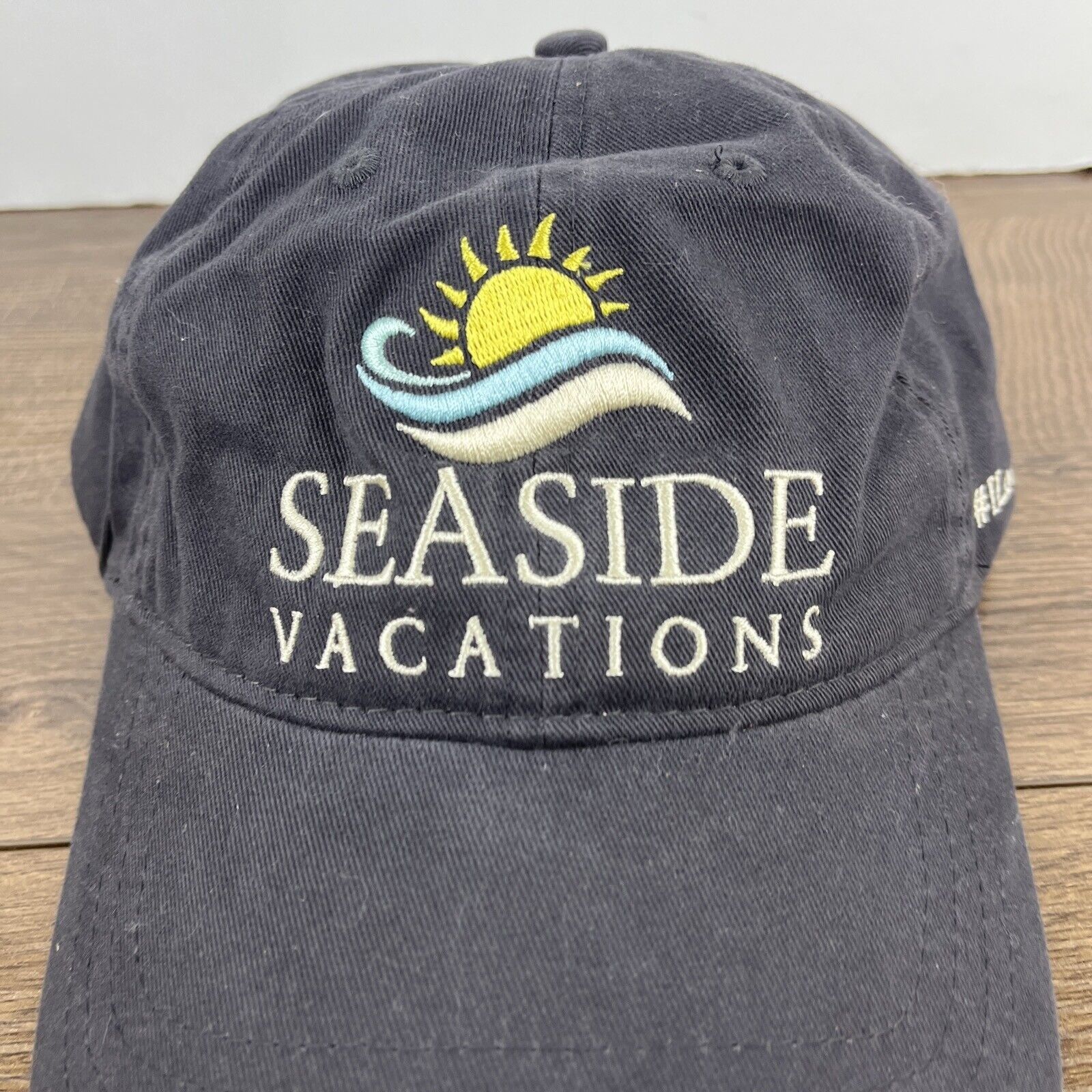 Other Seaside Vacations Hat Sea Side Hat Gray Hat Adjustable Adult Size ONE SIZE - 7 Thumbnail