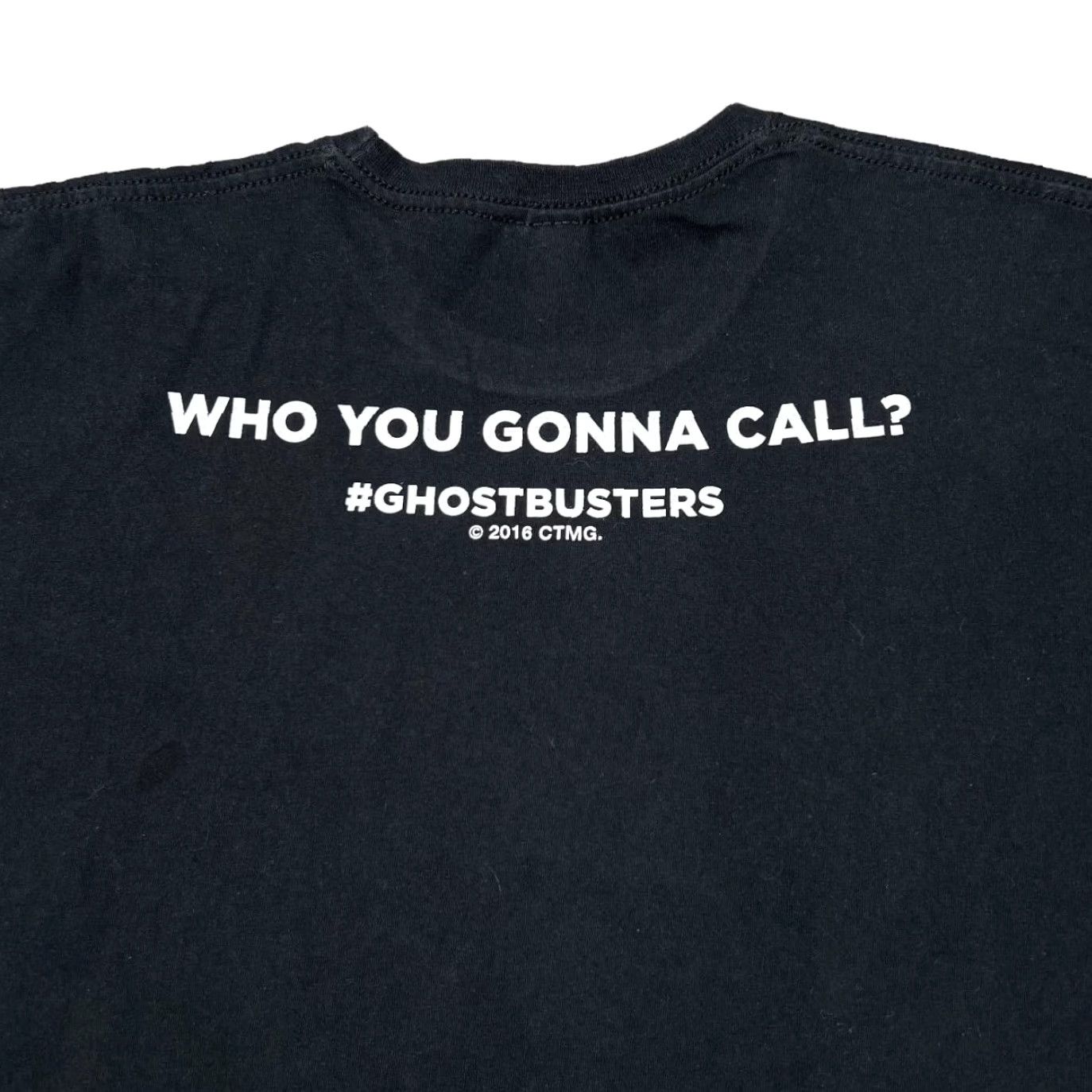 Fruit Of The Loom GHOSTBUSTERS IN 3D Who You Gonna Call? SciFi Movie Cinema Graphic T-Shirt Medium Men's Black Ghostbusters 3D Front Back Graphic KF239 Size US M / EU 48-50 / 2 - 4 Thumbnail