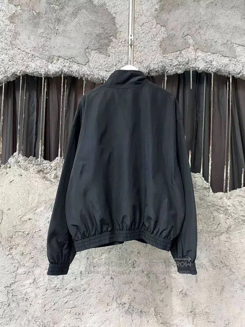 Balenciaga Balenciaga Black Embroidered Zip Jacket. Size US S / EU 44-46 / 1 - 2 Thumbnail