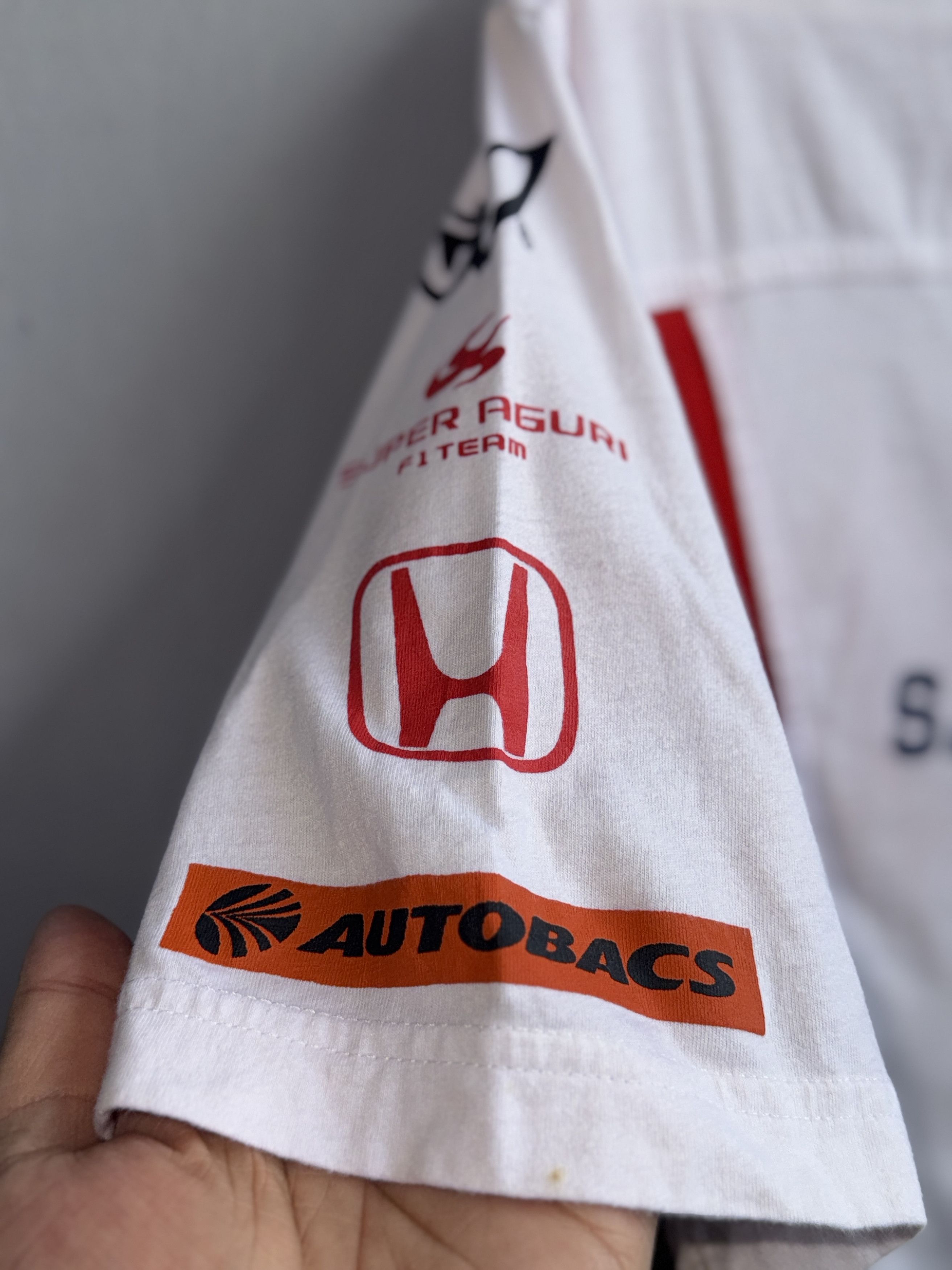 Formula 1 Honda Super Aguri F1 Team Vintage T-Shirt Size US L / EU 52-54 / 3 - 9 Thumbnail