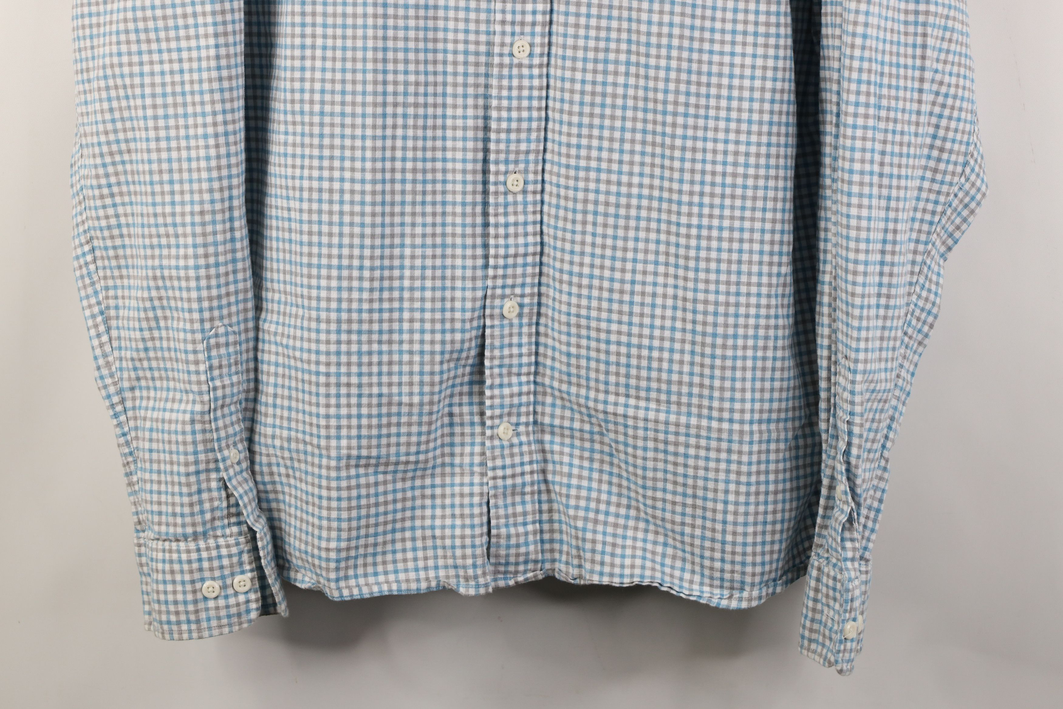 johnnie-O Johnnie O Hangin Out Weave Collared Button Down Shirt Plaid Size US XL / EU 56 / 4 - 3 Thumbnail