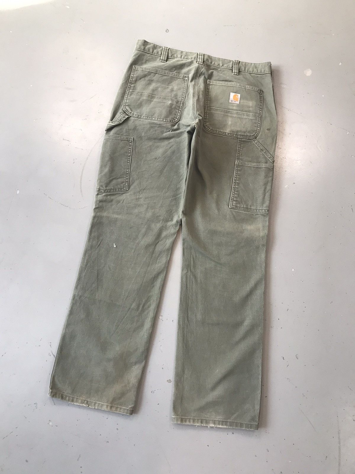 Carhartt × Vintage Vintage Carhartt b136 mos double knee denim Size US 33 - 11 Thumbnail