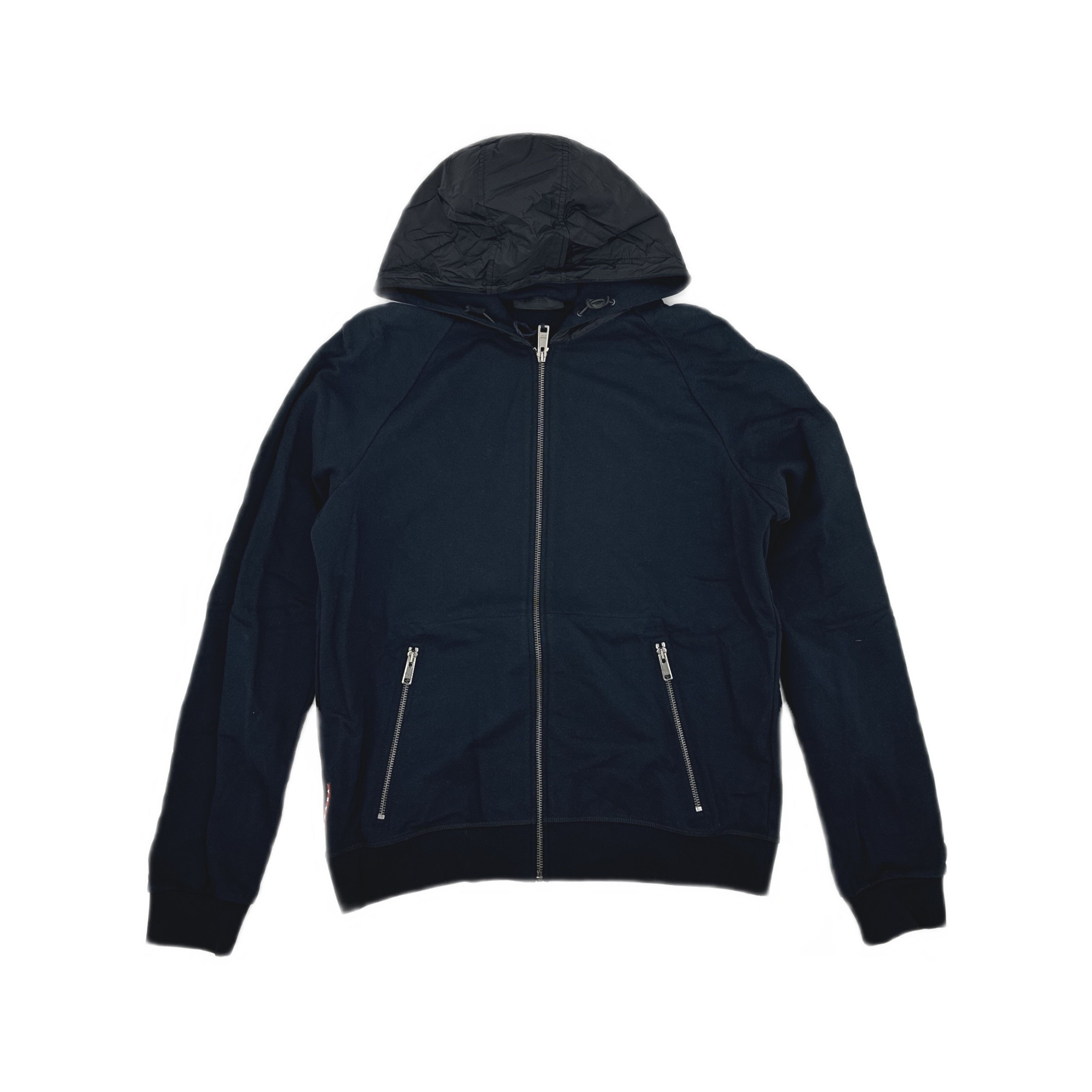 Prada Prada Logo Zip-Up Hoodie Size L Size US L / EU 52-54 / 3 - 1 Thumbnail