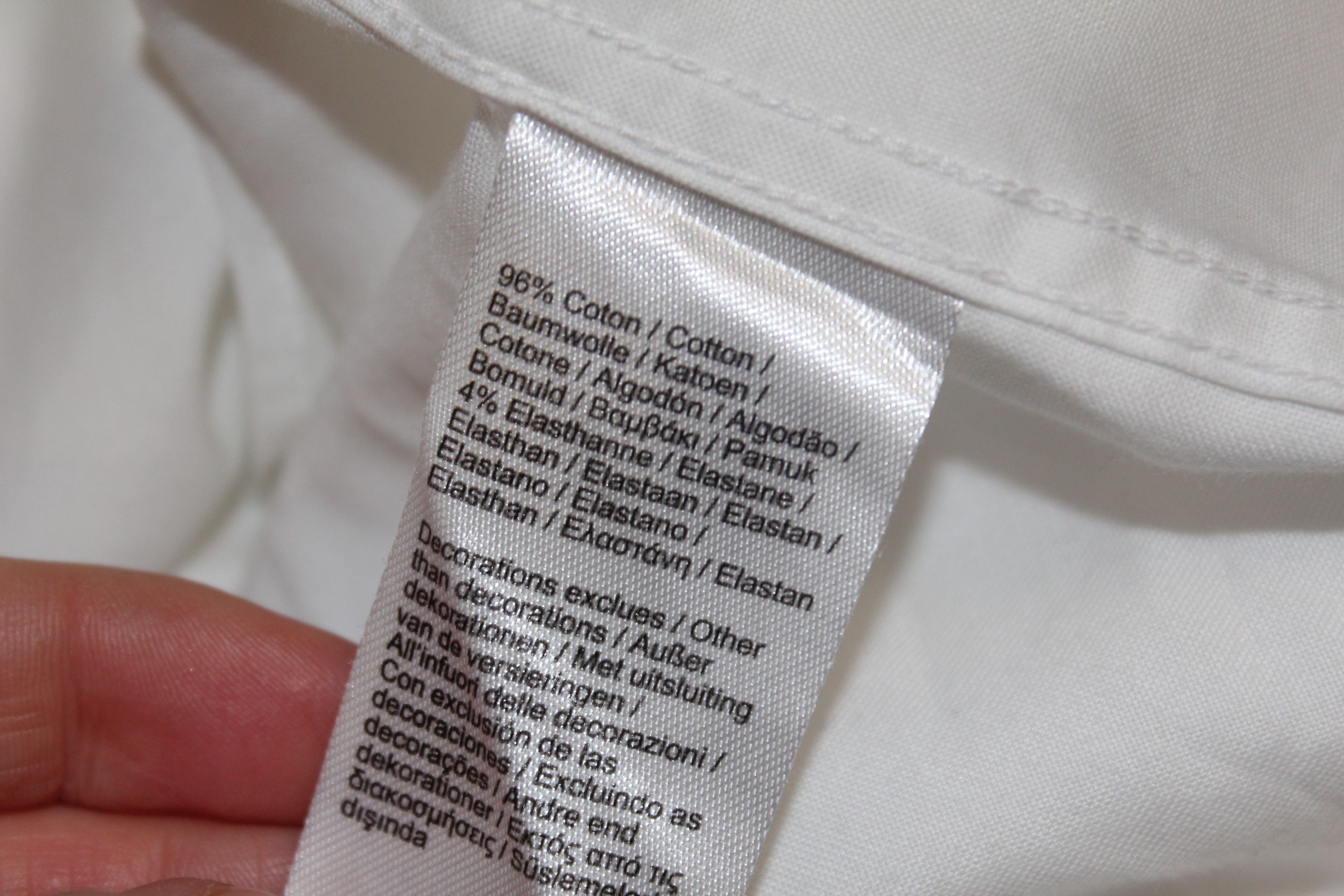 Lacoste LACOSTE Long Sleeve White Shirt Size FR 43 Size US L / EU 52-54 / 3 - 7 Thumbnail