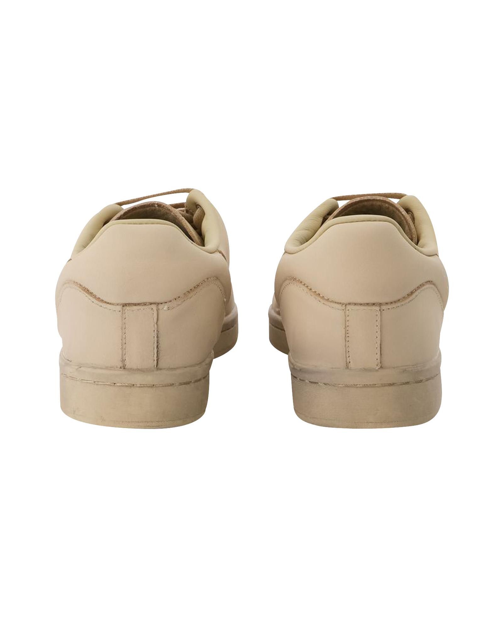 image of Raf Simons Beige Leather Orion Sneakers, Men's (Size 8)