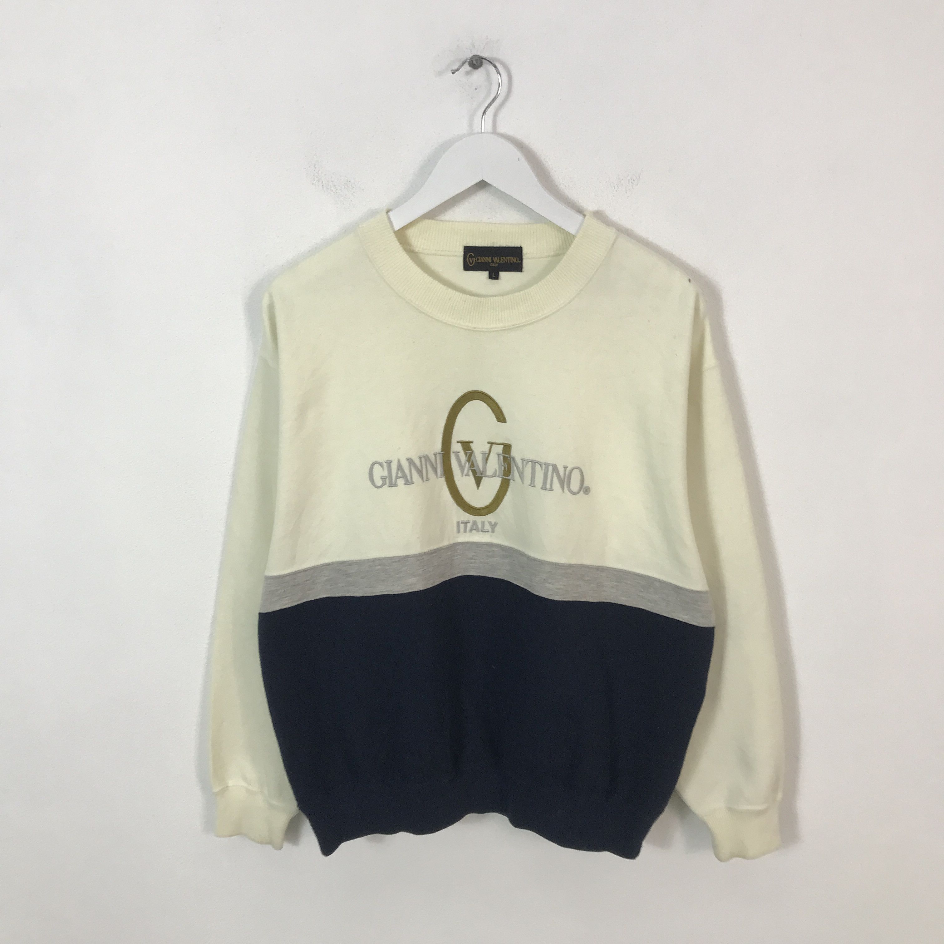 Gianni Valentino Gianni Valentino Big Logo Sweatshirt Size US L / EU 52-54 / 3 - 1 Thumbnail