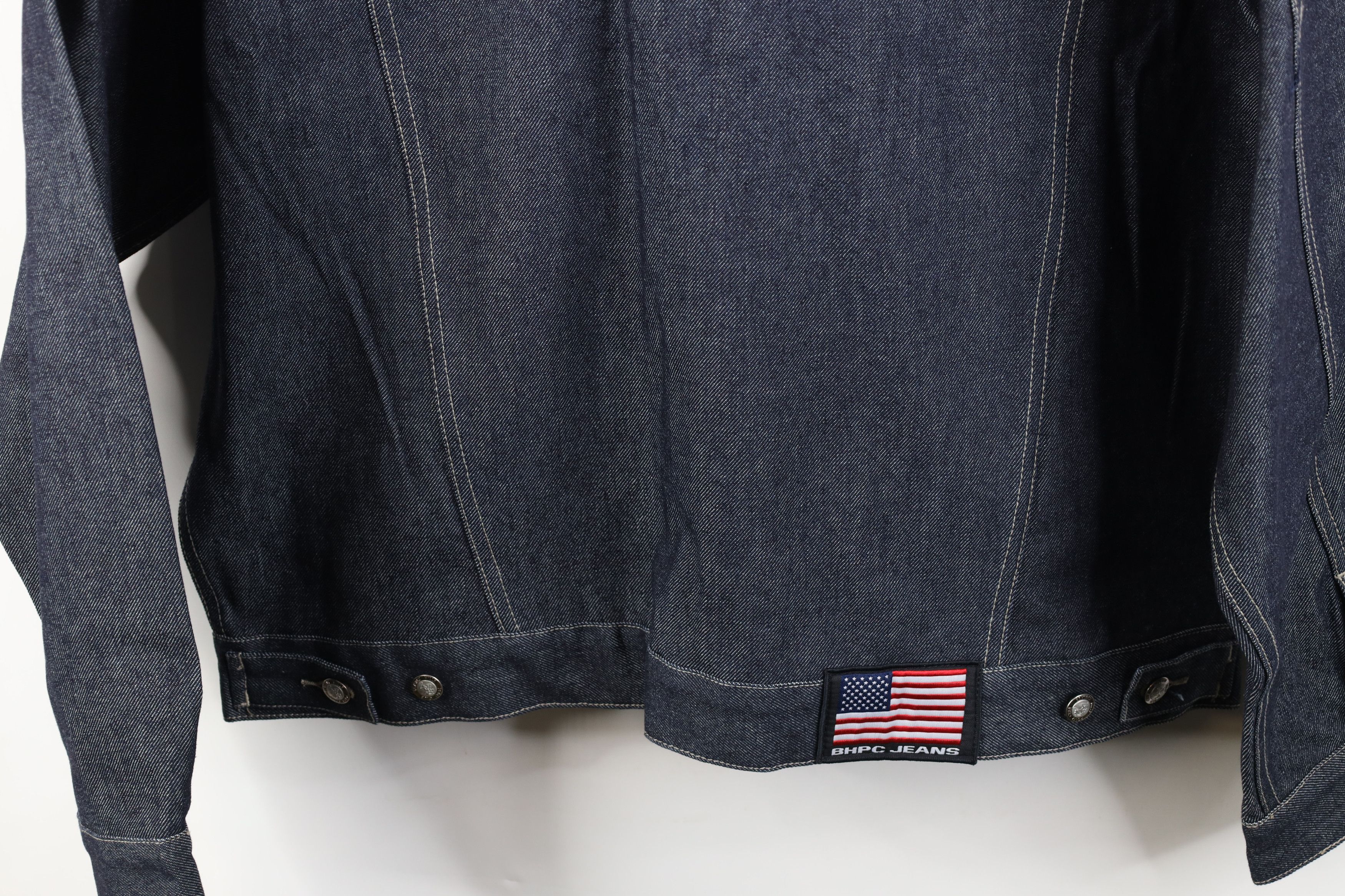 Vintage Deadstock Vintage 90s Y2K Streetwear Trucker Jacket Indigo Size US XL / EU 56 / 4 - 10 Thumbnail