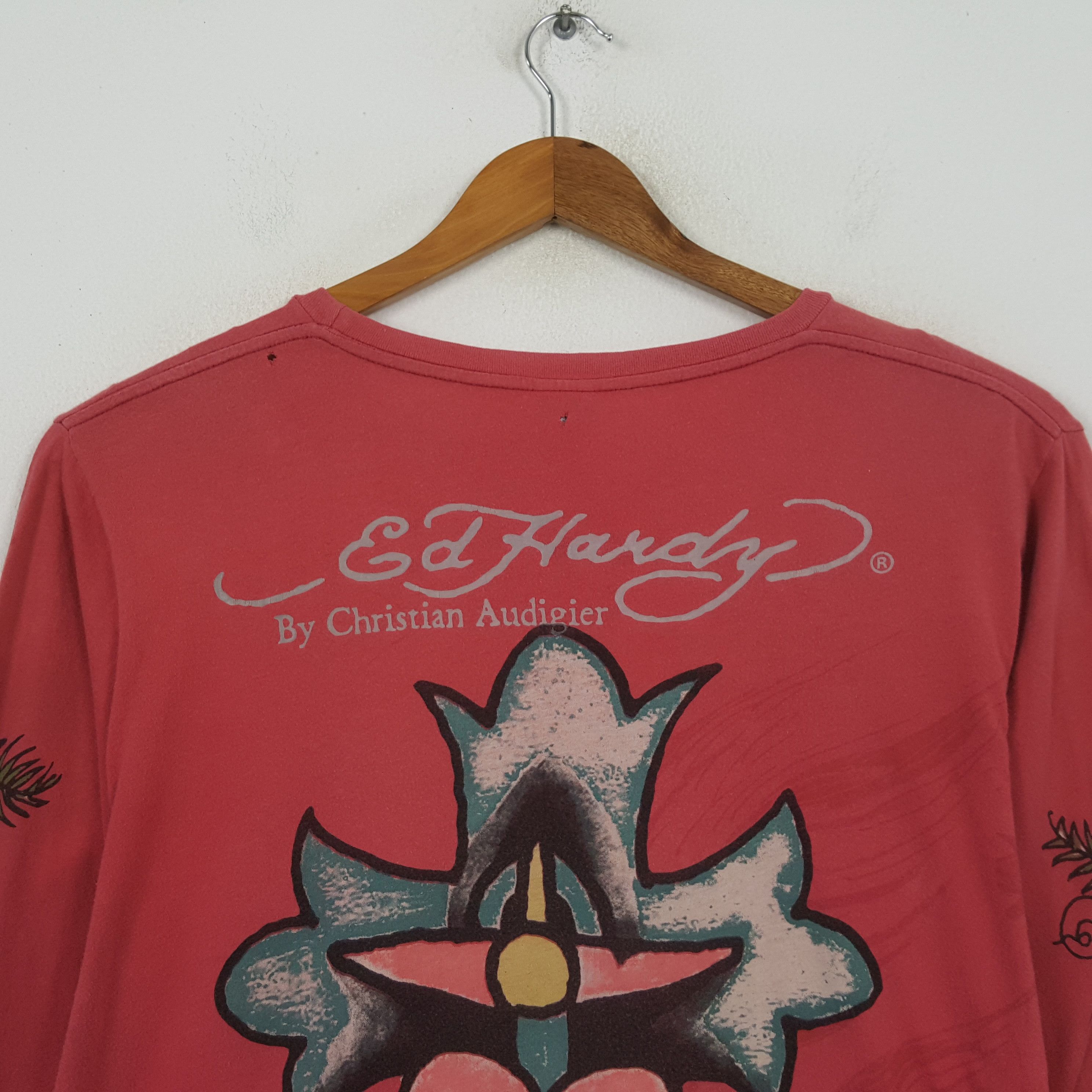 Ed Hardy Vintage ED Hardy Christian Audigier Long Sleeve T-shirt RR3 Size XXL / US 16-18 / IT 52-54 - 4 Thumbnail
