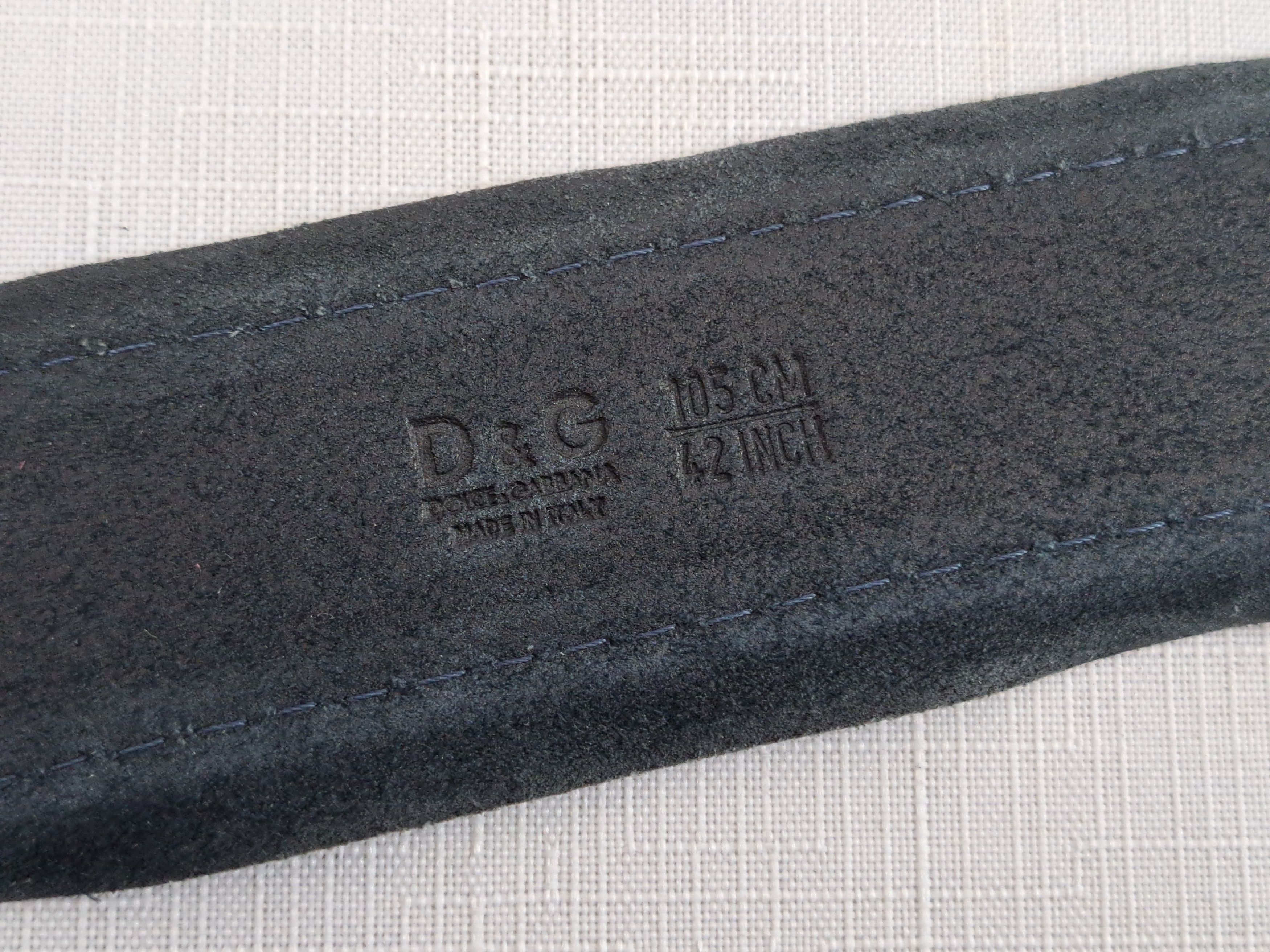Dolce & Gabbana × Vintage Vintage Dolce&Gabbana textile/leather belt. Size 105 Size ONE SIZE - 12 Thumbnail