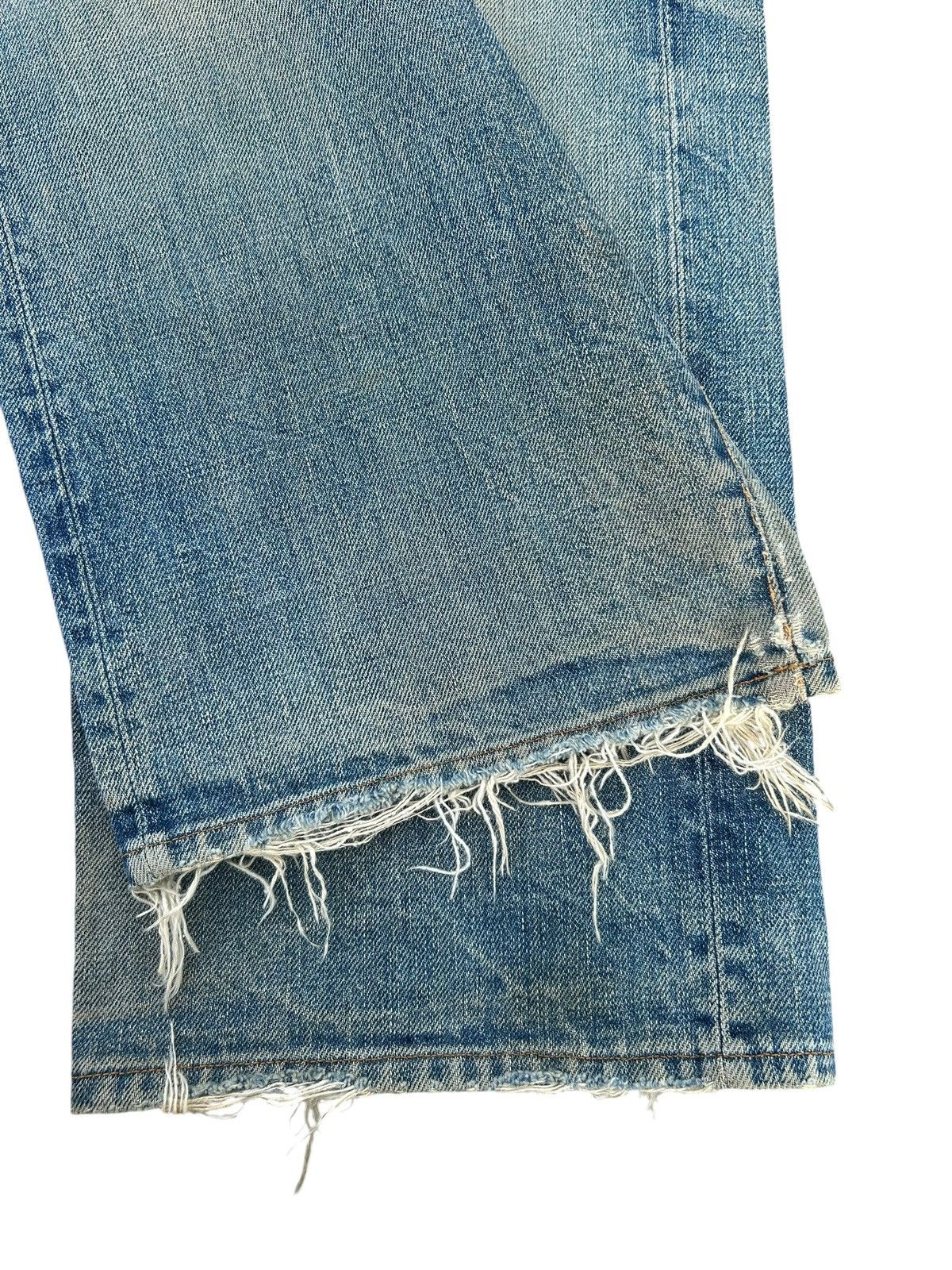 Evisu Thrashed Vintage Evisu Selvedge Baggy Denim Jeans Size US 31 - 12 Thumbnail