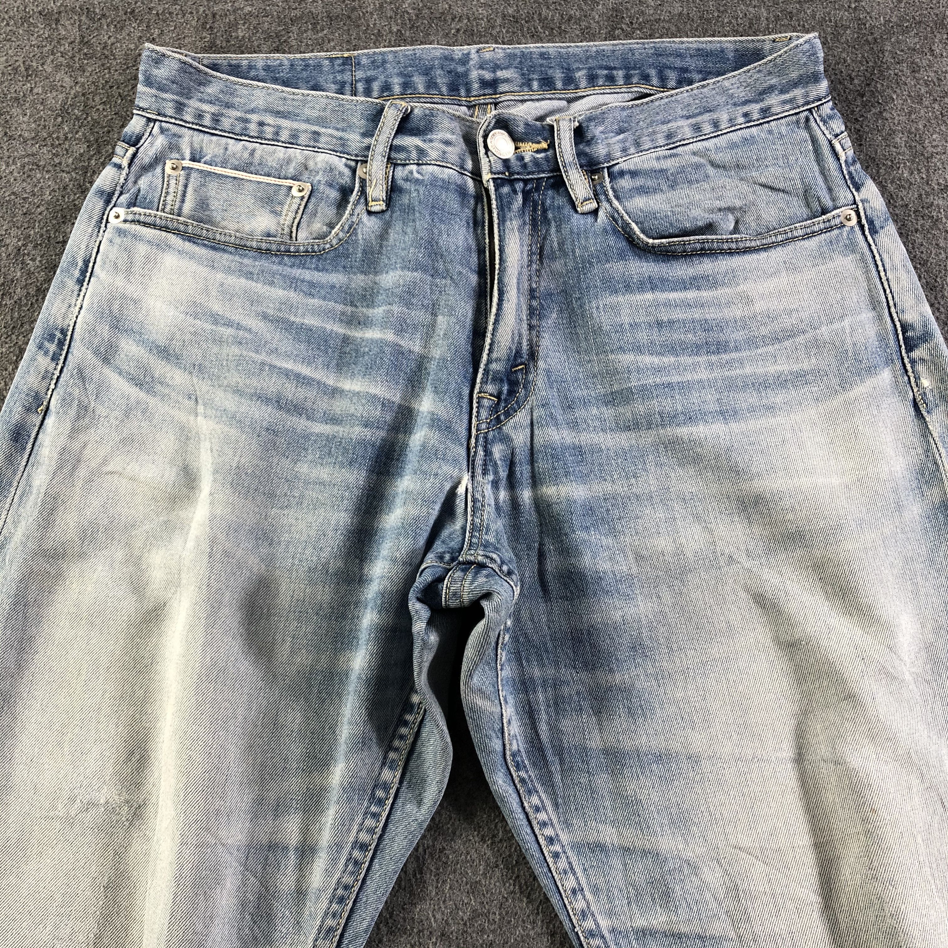 SHIPS Vintage Light Wash Ships Redline Jeans-J2947 Size US 31 - 3 Thumbnail