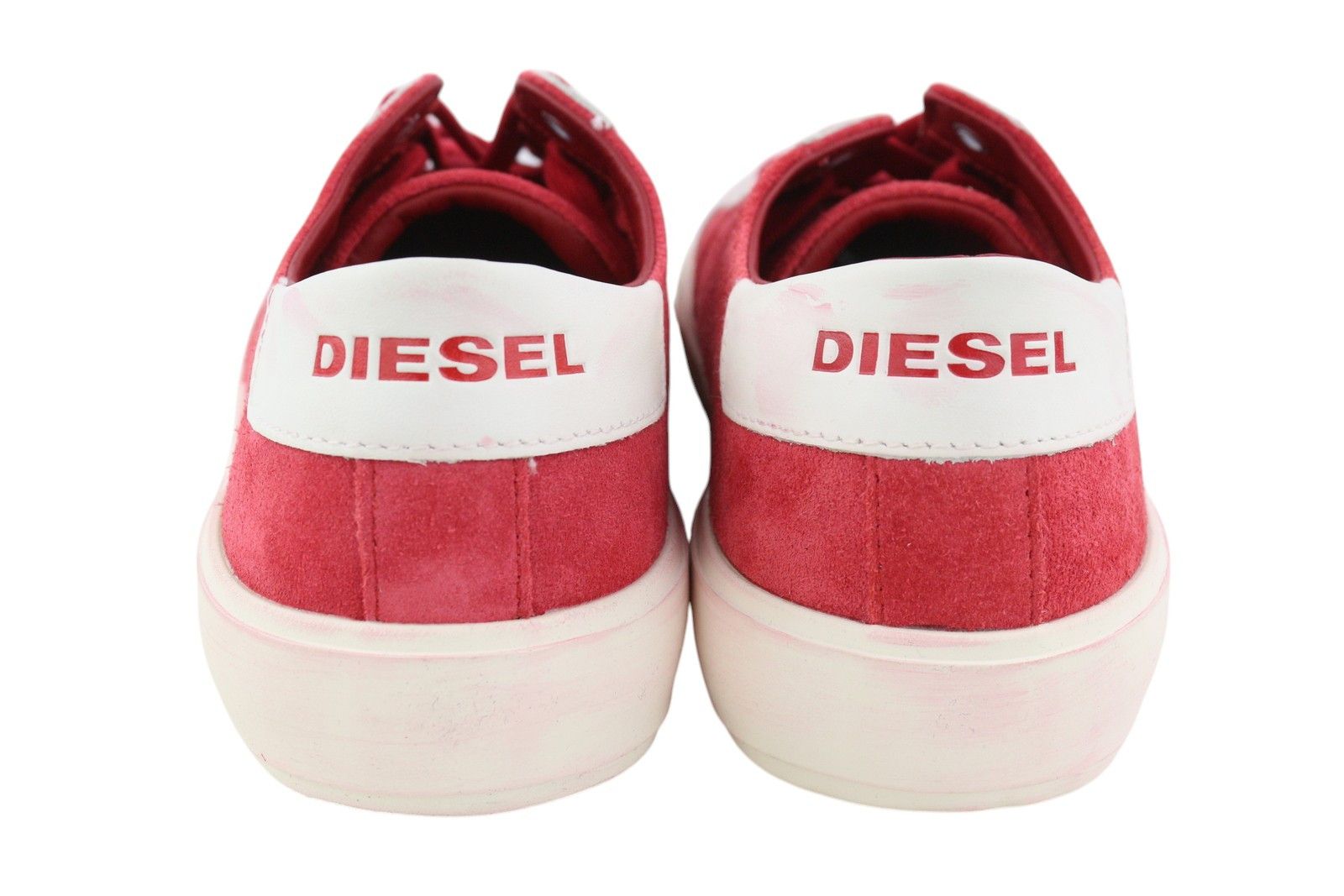 Diesel S-MYDORI LC EU44.5 Red Suede Leather 41526 Size US 11.5 / EU 44-45 - 6 Thumbnail