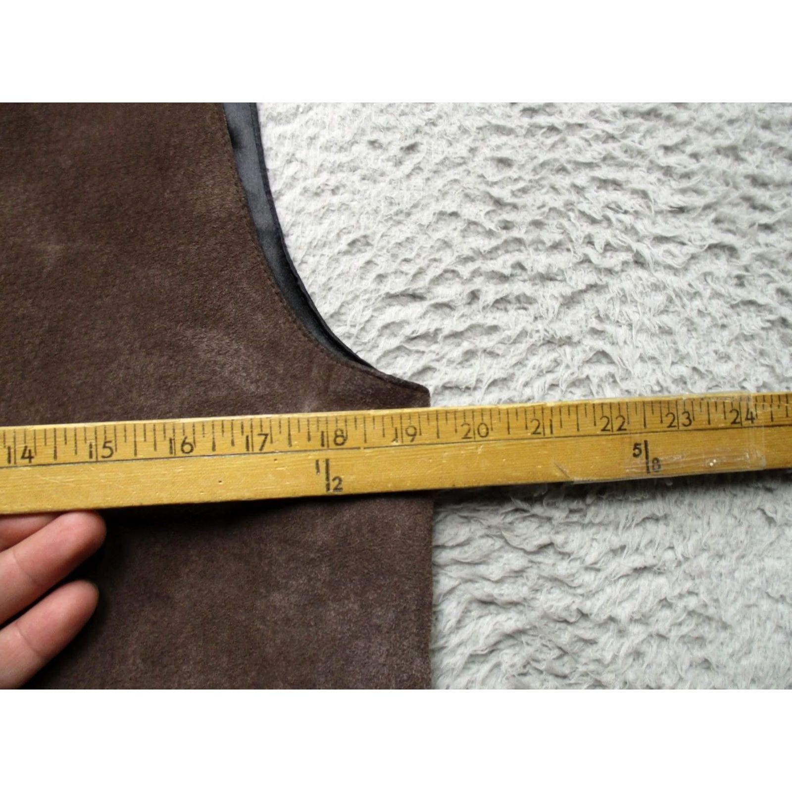 Scully Scully Mens Vest Brown Suede, Regular Fit, 3 Piece Suit Size US M / EU 48-50 / 2 - 6 Thumbnail