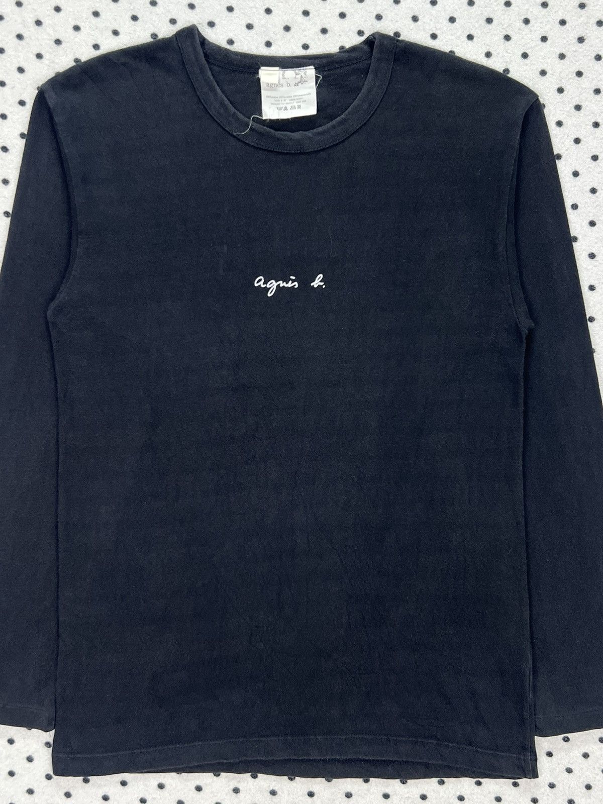 agnes b. Agnes B. Spell Out L/S Tshirt Size US XS / EU 42 / 0 - 4 Thumbnail