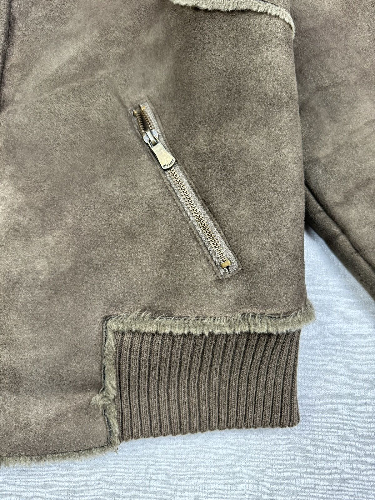Japanese Brand Evissa fur faux details vintage cropped women’s jacket Size L / US 10 / IT 46 - 4 Thumbnail
