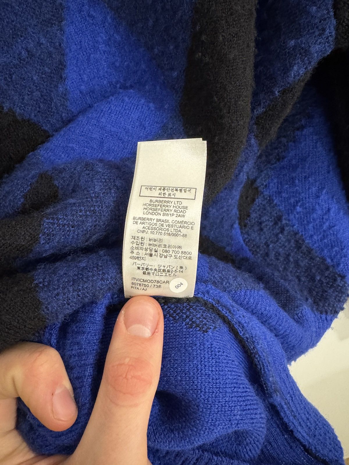 Burberry Burberry Wool Sweater Size US L / EU 52-54 / 3 - 8 Thumbnail