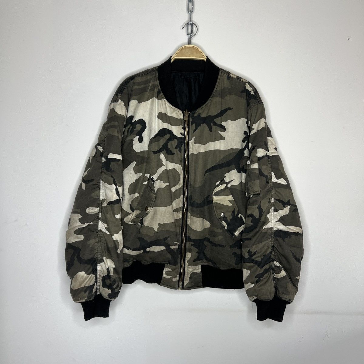 Vintage MA 1 FLYERS ARMY BOMBER JACKET TRAVIS SCOTT STYLE Size US L / EU 52-54 / 3 - 1 Thumbnail