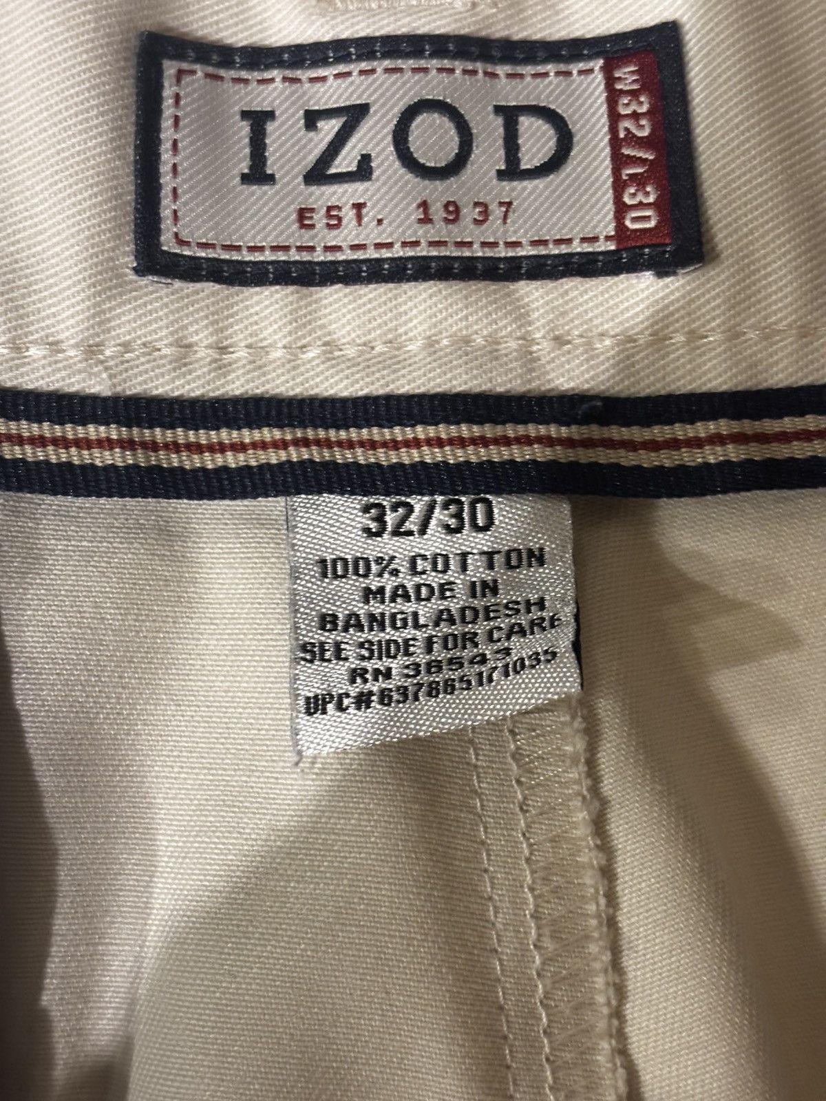 Izod Men’s chinos cream Pants.mp2911 Size US 32 / EU 48 - 8 Thumbnail