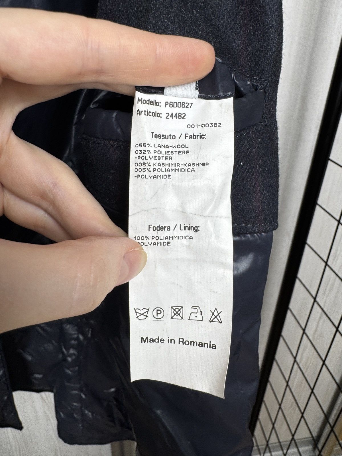 Pal Zileri RRP $2100 Pal Zileri Check Double Breasted Overcoat 40US/50I Size US M / EU 48-50 / 2 - 13 Thumbnail
