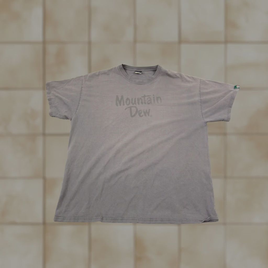 Vintage VINTAGE Mountain Dew Shirt Adult XL Gray Mens Soda It'll Tickle 90s Size US XL / EU 56 / 4 - 1 Thumbnail