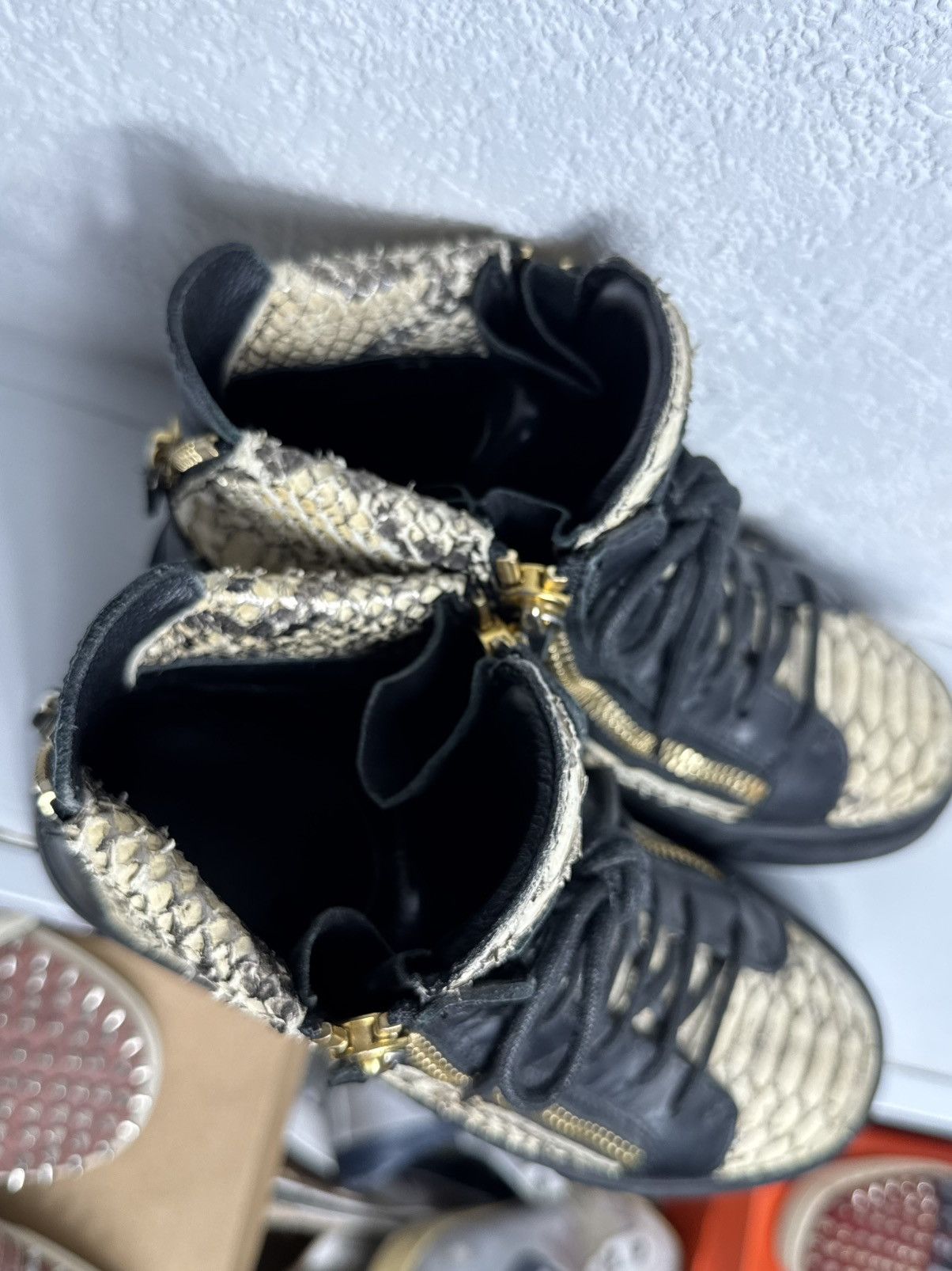 Giuseppe Zanotti Guiseppe Zanotti High Top Sneakers Size 36 Size US 6 / IT 36 - 11 Thumbnail