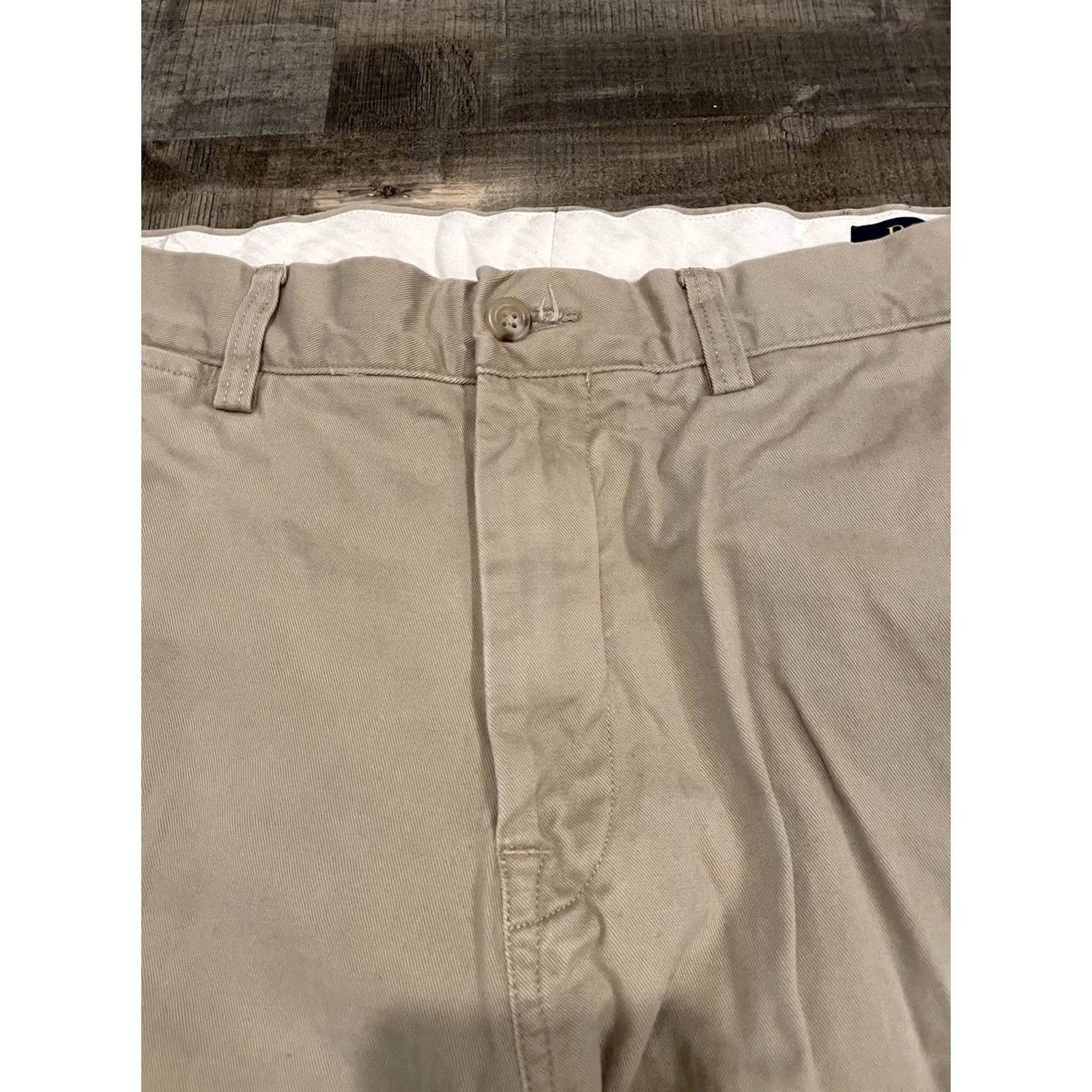 Polo Ralph Lauren Polo Ralph Lauren Chino Pants Straight Fit 34x34 Beige Cotton Classic Men Size US S / EU 44-46 / 1 - 2 Thumbnail