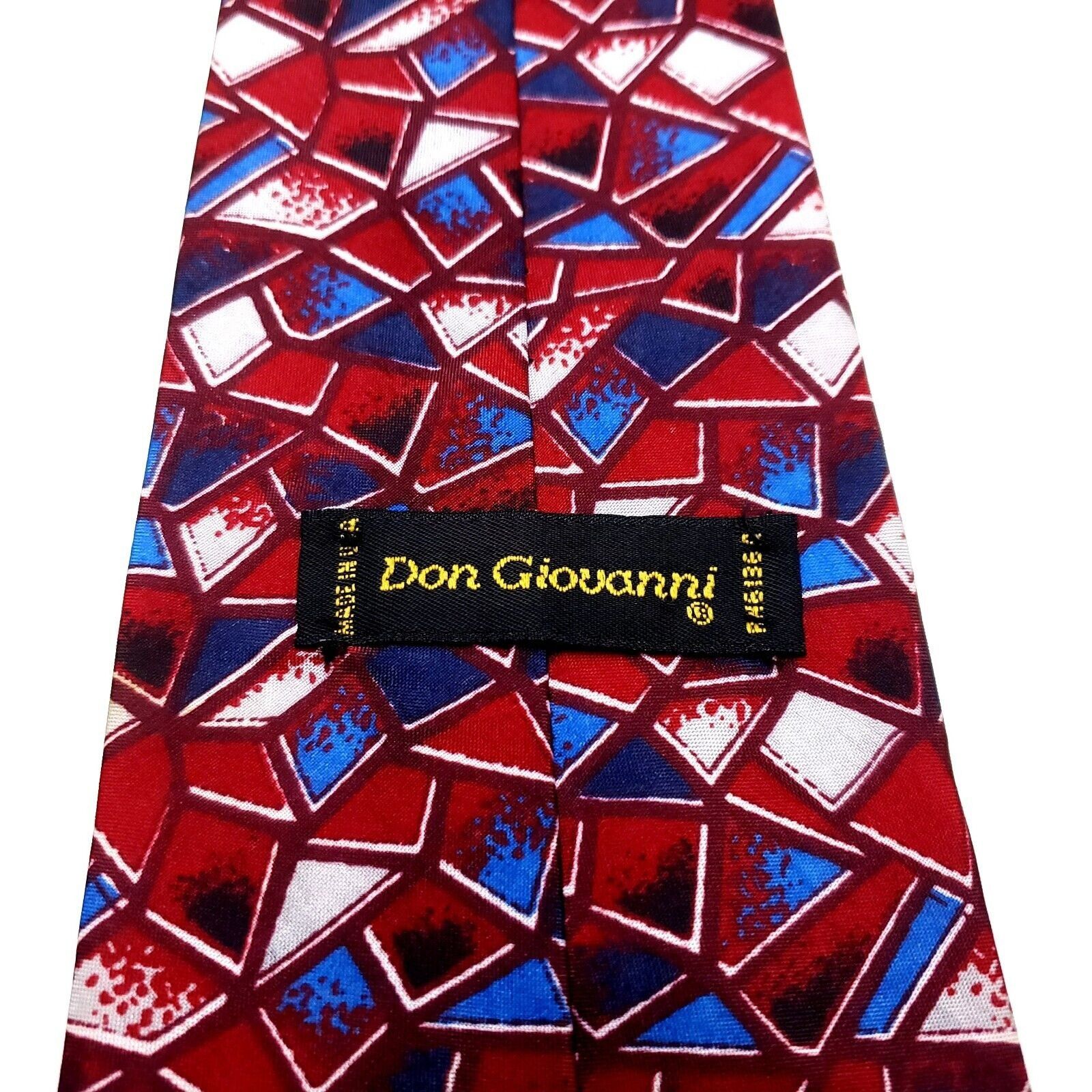 Other Don Giovanni Polyester Tie Red Short Wide USA Size ONE SIZE - 3 Thumbnail