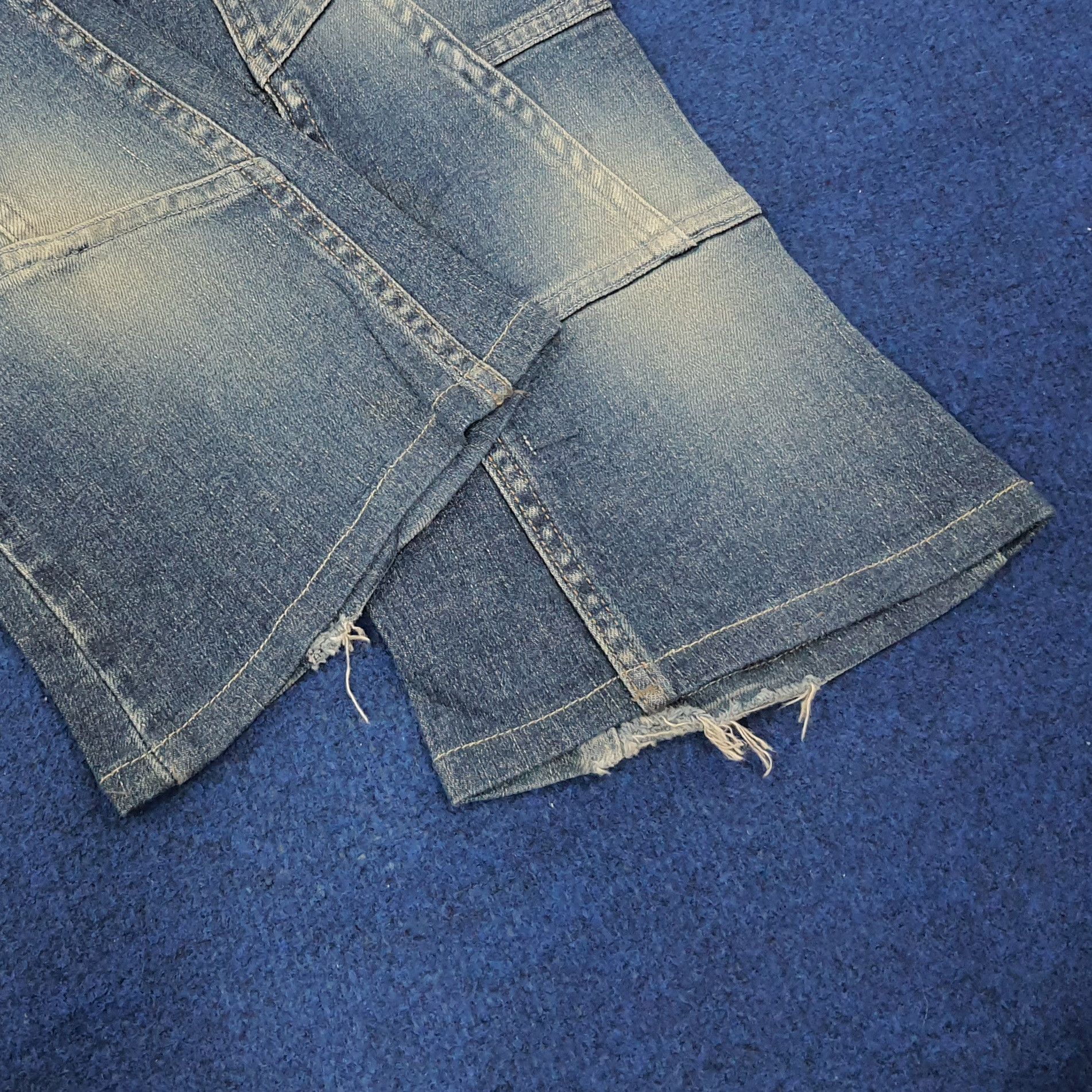 Hysteric Glamour Vintage Hysterics Patchwork Flare Custom Logo Jeans C265N4 Size 31" - 6 Thumbnail