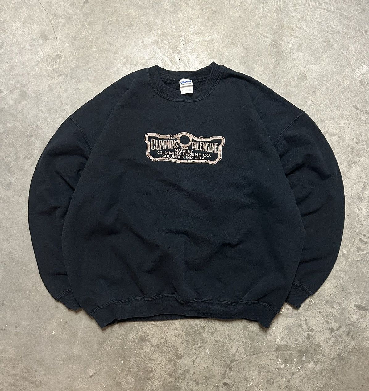 Vintage Cummins Engine Vintage Thick Baggy Crewneck | Grailed