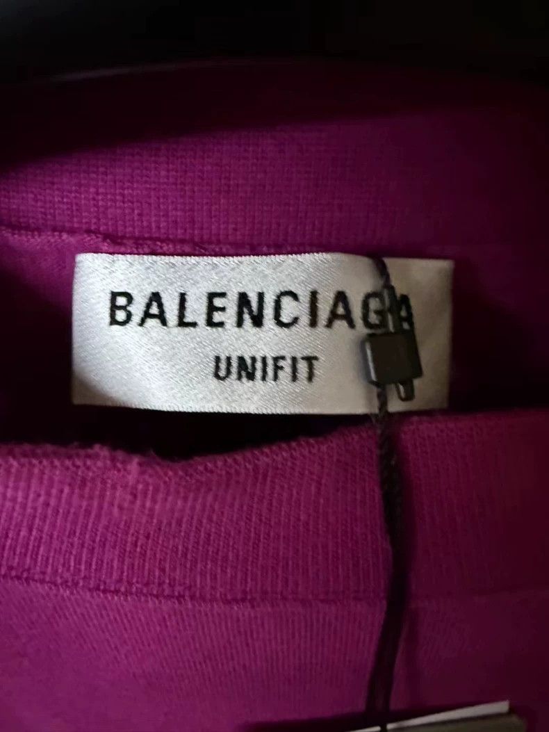 Balenciaga Balenciaga Purple Destroy Short Sleeve Size US M / EU 48-50 / 2 - 3 Thumbnail