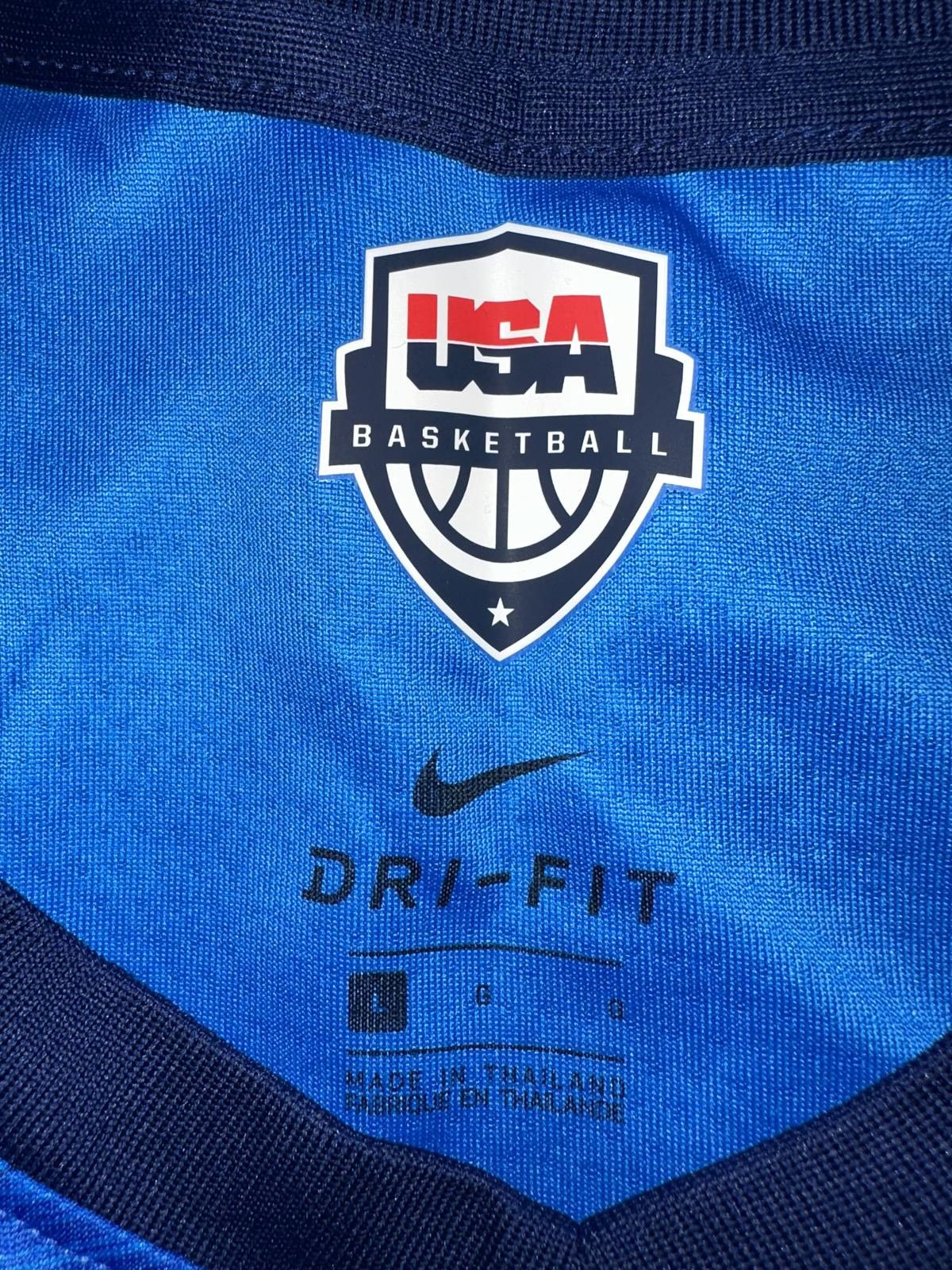 Nike Nike Men’s 2020 Team USA Limited Road Basketball Road Blue Jersey Size US L / EU 52-54 / 3 - 10 Thumbnail