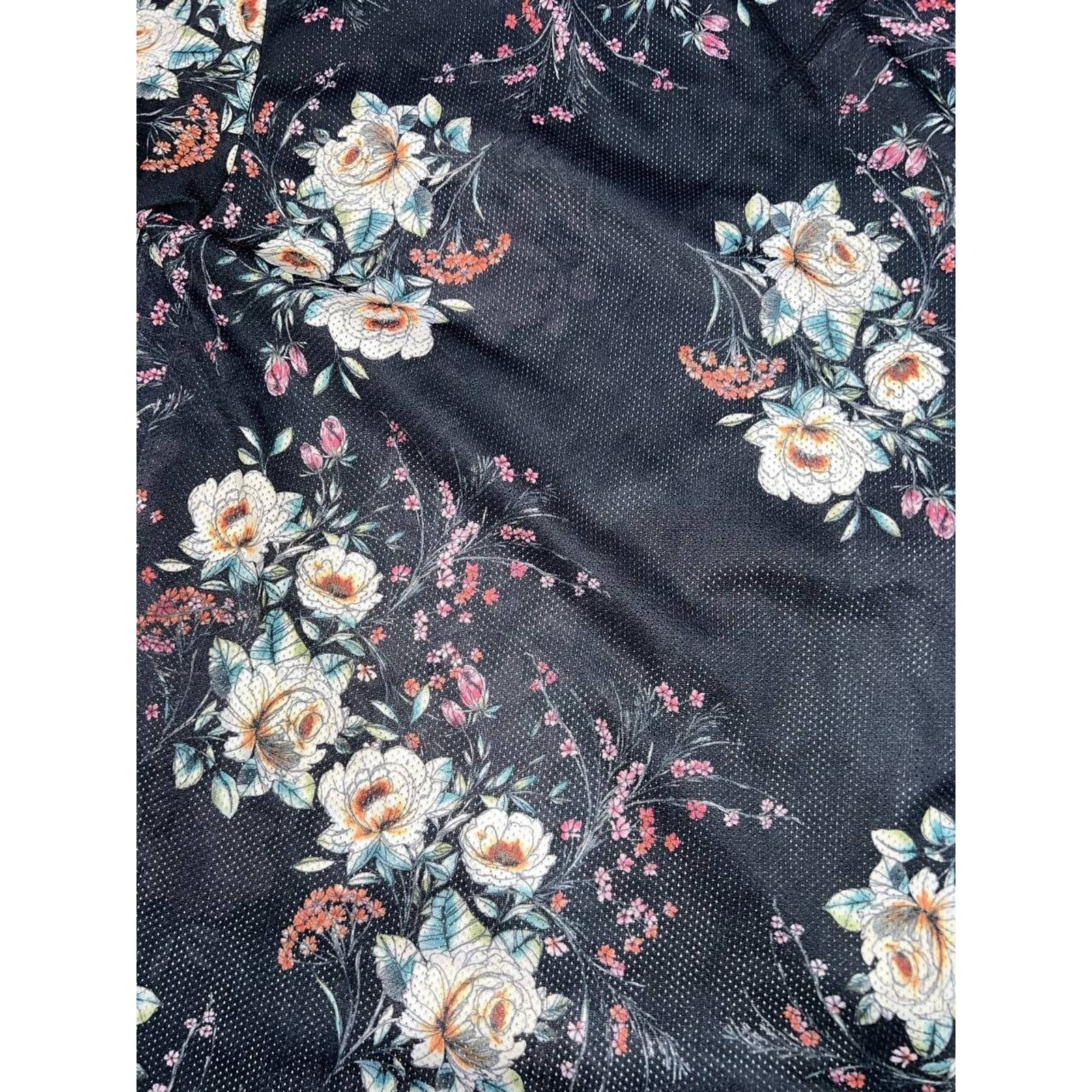 Pacsun PacSun Floral Jersey T Shirt Mens Black Neck Medium A003162 Size US M / EU 48-50 / 2 - 3 Thumbnail