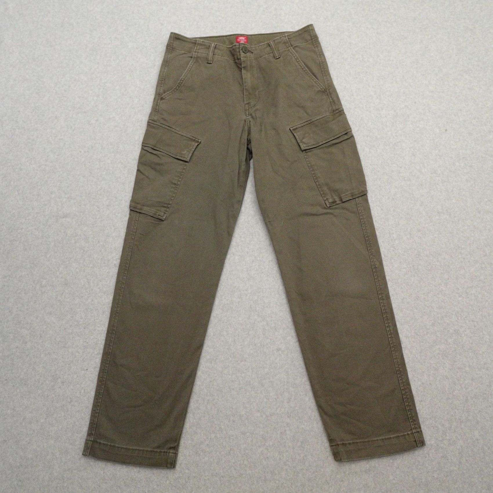 Levi's LEVI’S XX CARGO Mens Small (31X30) Green Tapered Pants with Side Pockets Vintage? Size US 31 - 2 Thumbnail