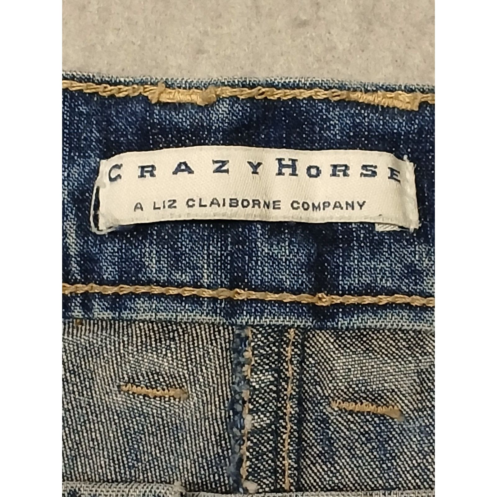 Other Crazy Horse (18) Womens Straight Stretch Blue Denim Jeans Size 40" / US 18 - 8 Thumbnail
