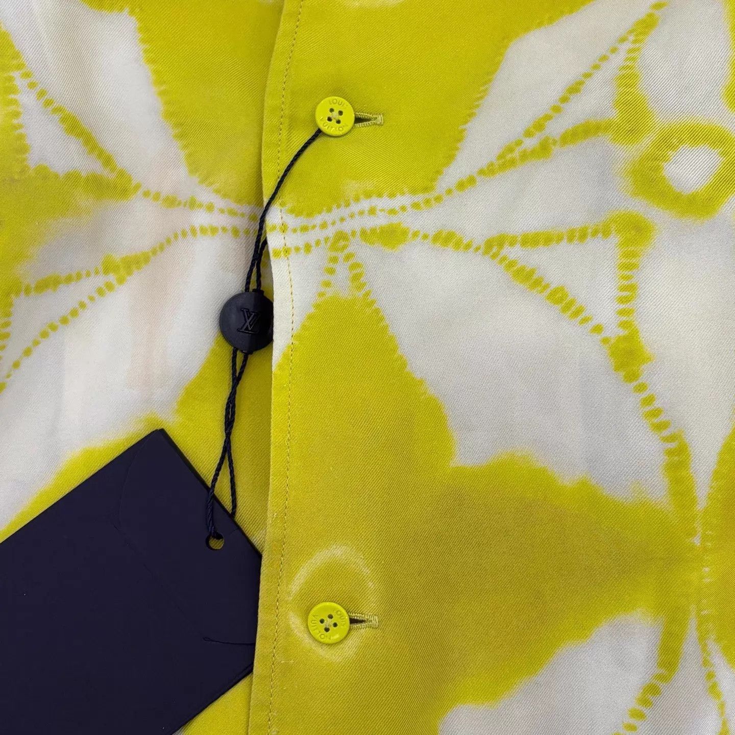 Louis Vuitton Yellow Patterned Short-Sleeve Shirt XS Size US XS / EU 42 / 0 - 7 Thumbnail