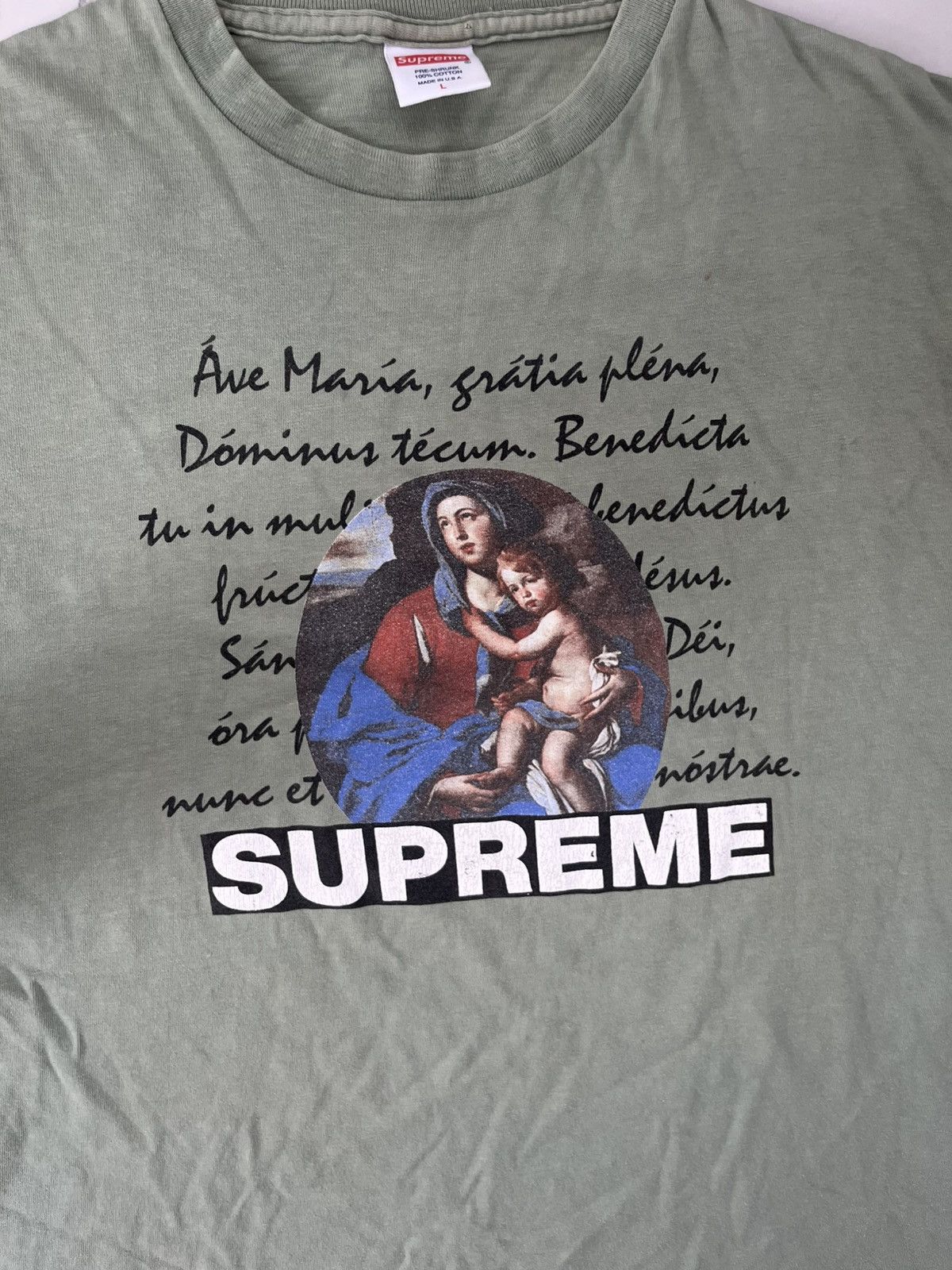 Supreme 2012 SUPREME AVE MARIA RARE TEE BIG CENTRAL LOGO Y2K VINTAGE Size US L / EU 52-54 / 3 - 2 Thumbnail