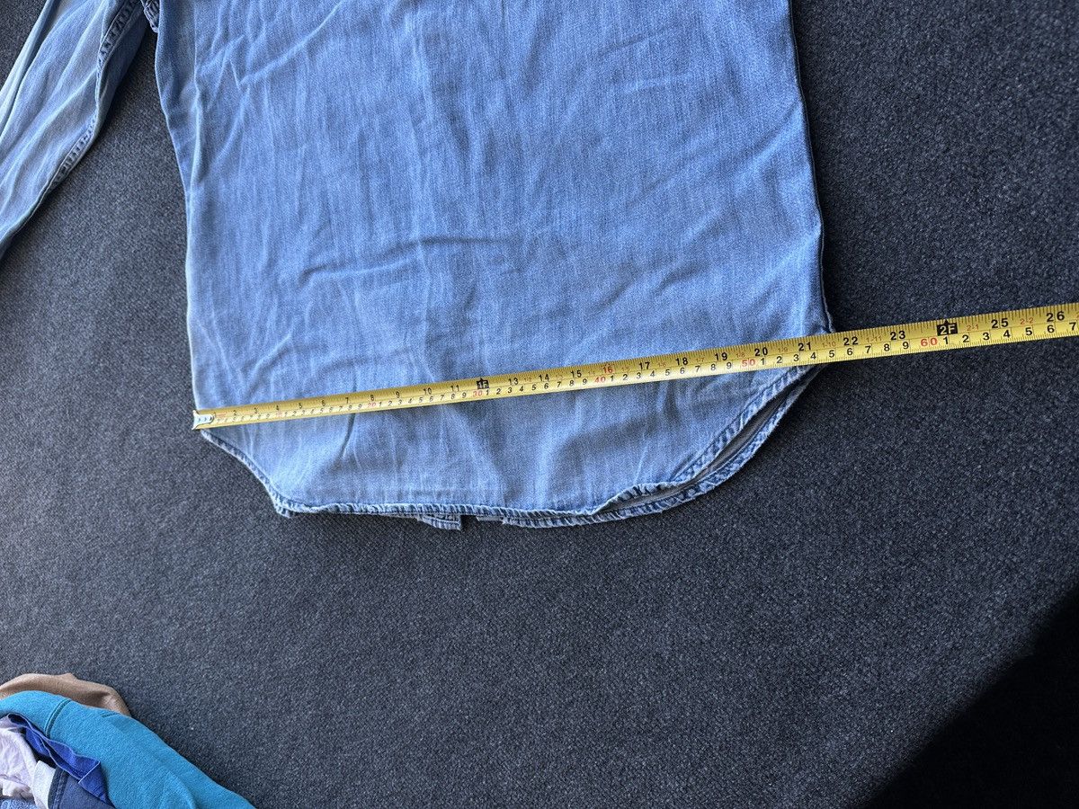 Polo Ralph Lauren 🚨 VNTG Y2K Polo Ralph Lauren Shirt DENIM RARE long SLEEVE Size US M / EU 48-50 / 2 - 17 Thumbnail