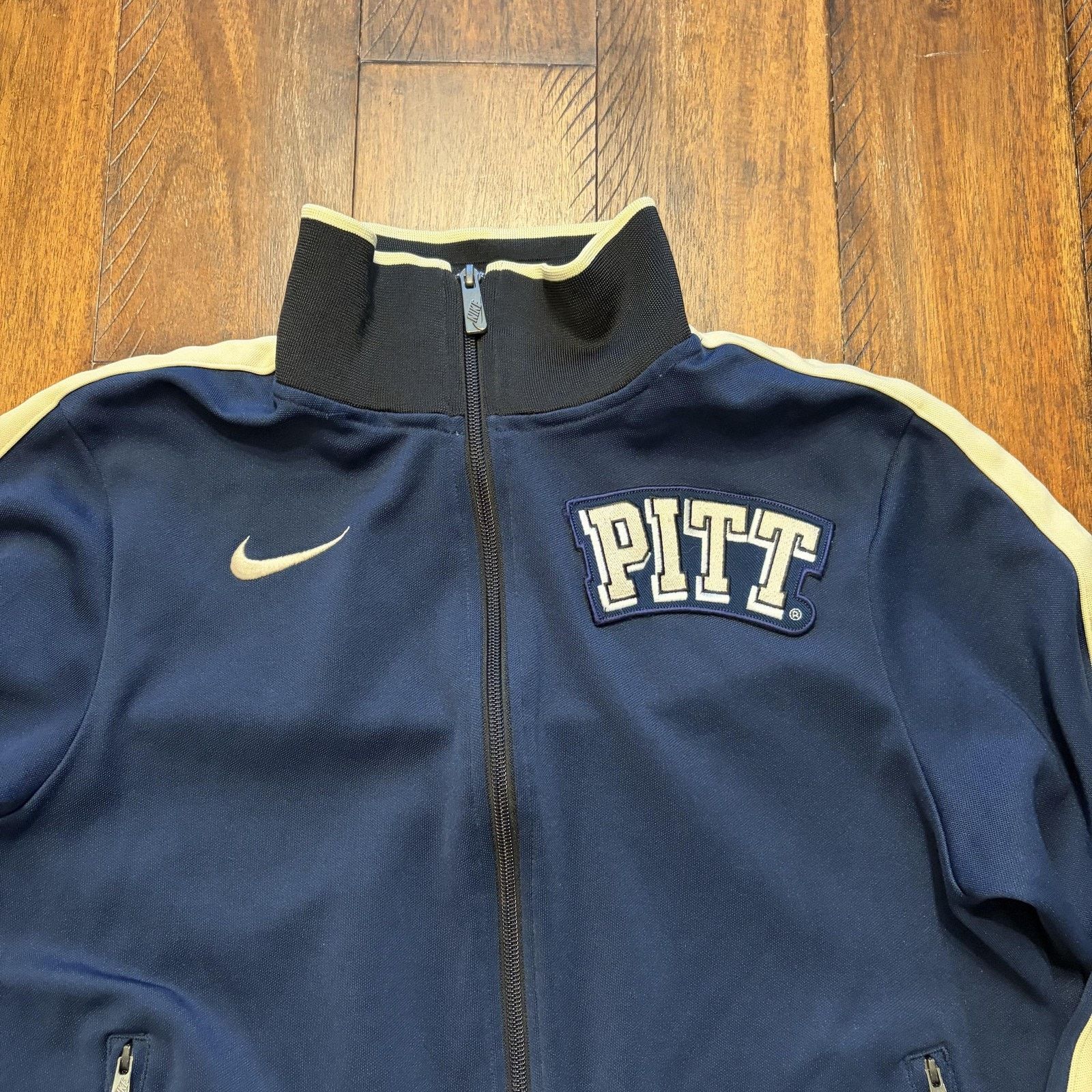 Nike Pittsburgh Panthers Jacket Mens Small Navy Blue PITT Nike Size US S / EU 44-46 / 1 - 3 Thumbnail