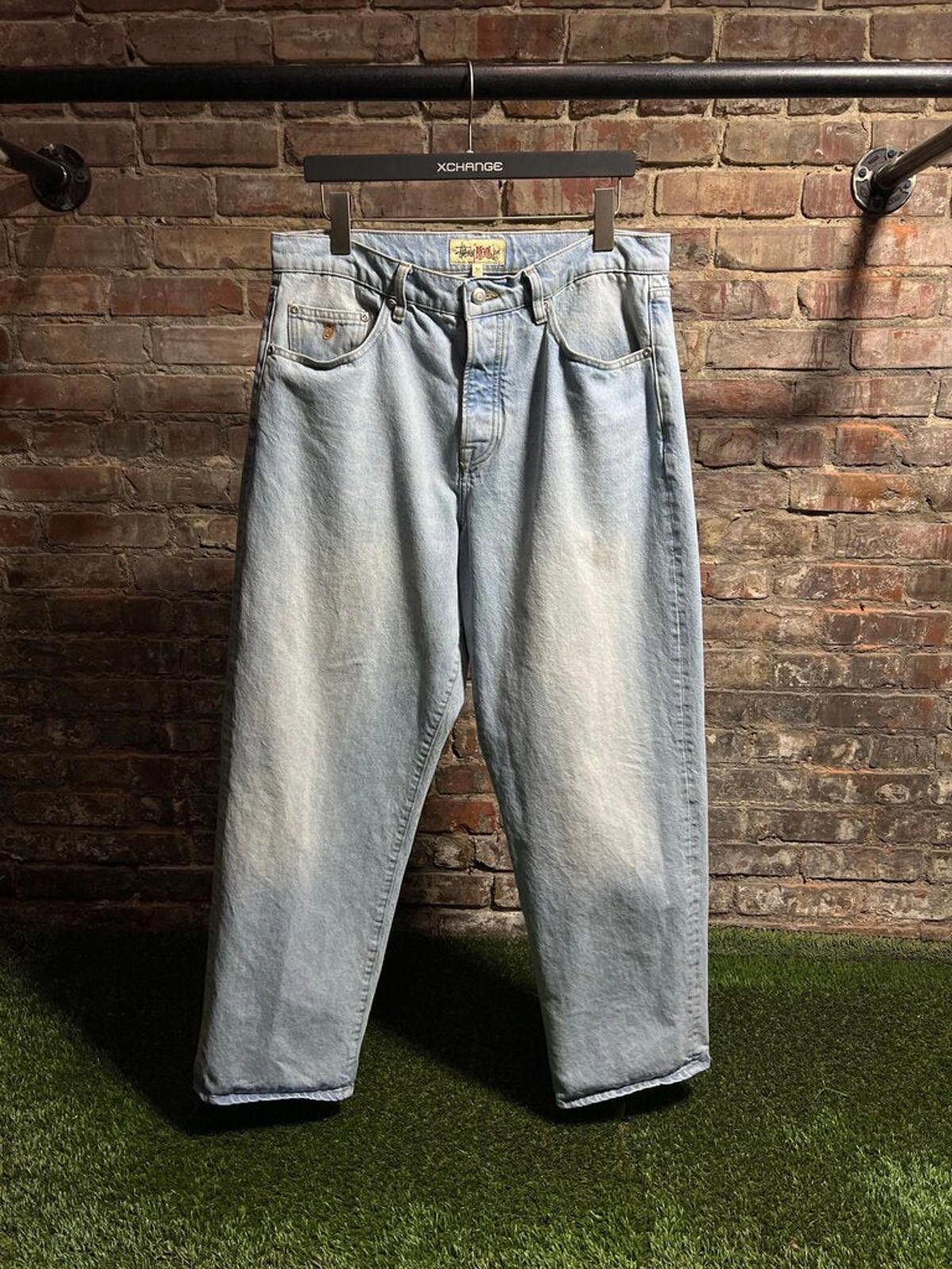 Stussy Stussy Light Wash Big OL Jeans Sz. 32 Size ONE SIZE - 1 Thumbnail