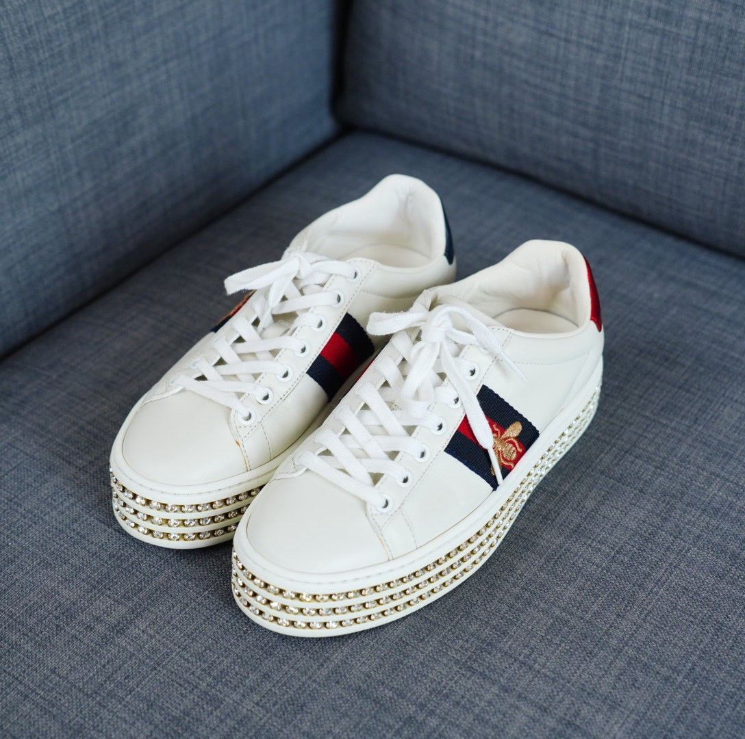 Gucci Gucci Clear Lowtop Sneakers us_5-5 Women Size US 5.5 / IT 35.5 - 1 Thumbnail
