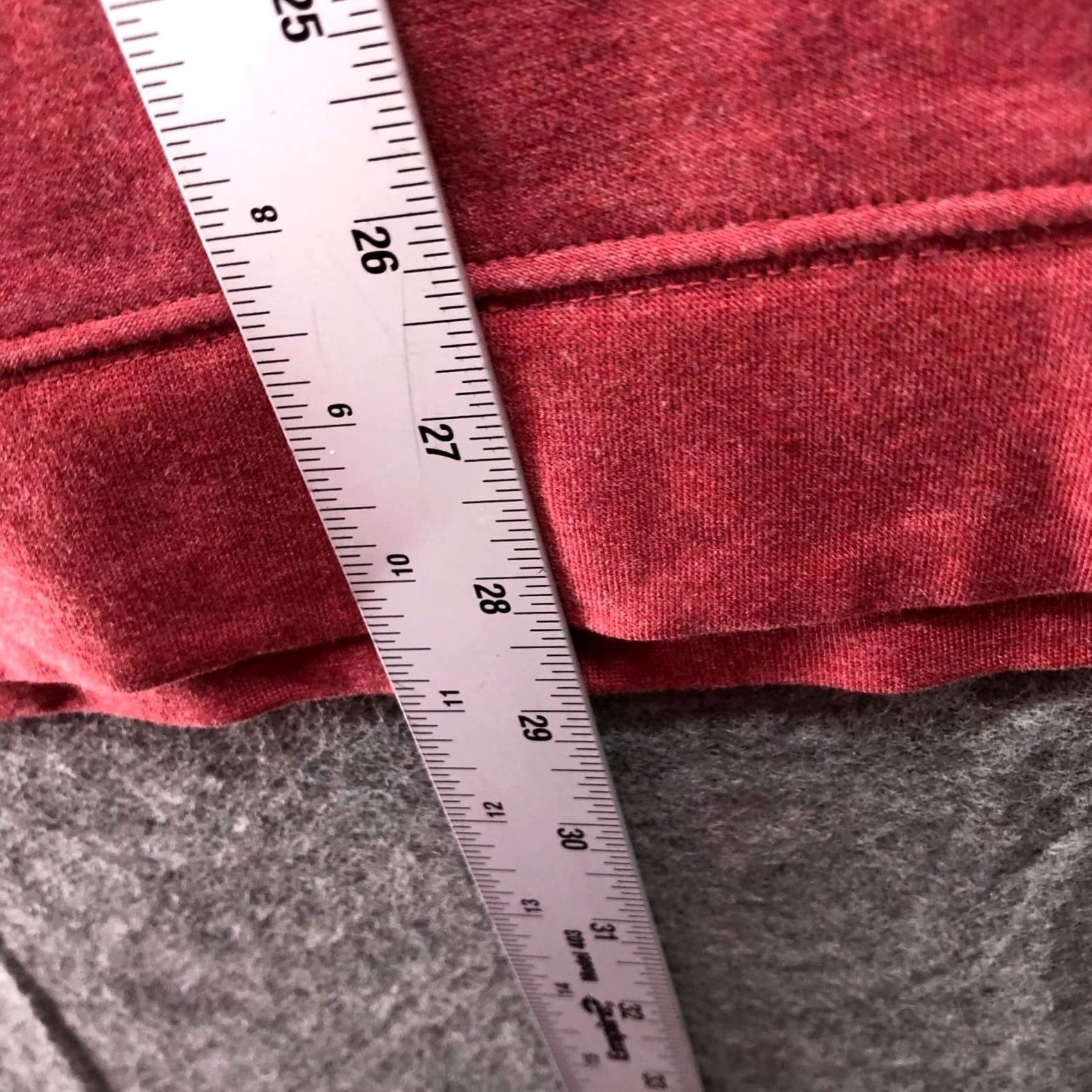 johnnie-O Johnnie-O 1/4 Zip Sweatshirt Mens M Ginger/Red Pullover Lightweight Modal Blend Shirt Size US M / EU 48-50 / 2 - 8 Thumbnail
