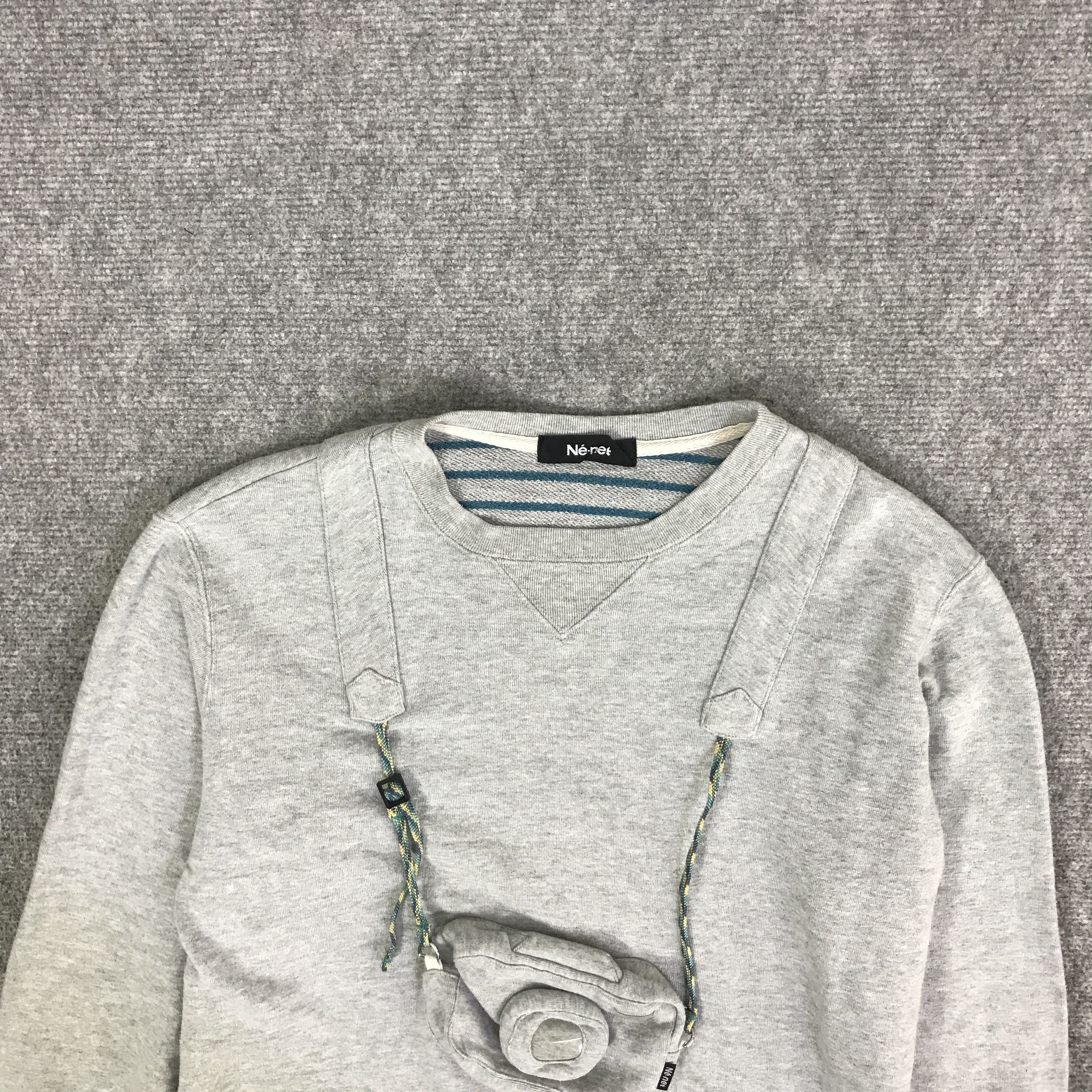 Ne-Net NE-NET ISSEY MIYAKE CAMERA DESIGN SWEATSHIRT Size US M / EU 48-50 / 2 - 2 Thumbnail