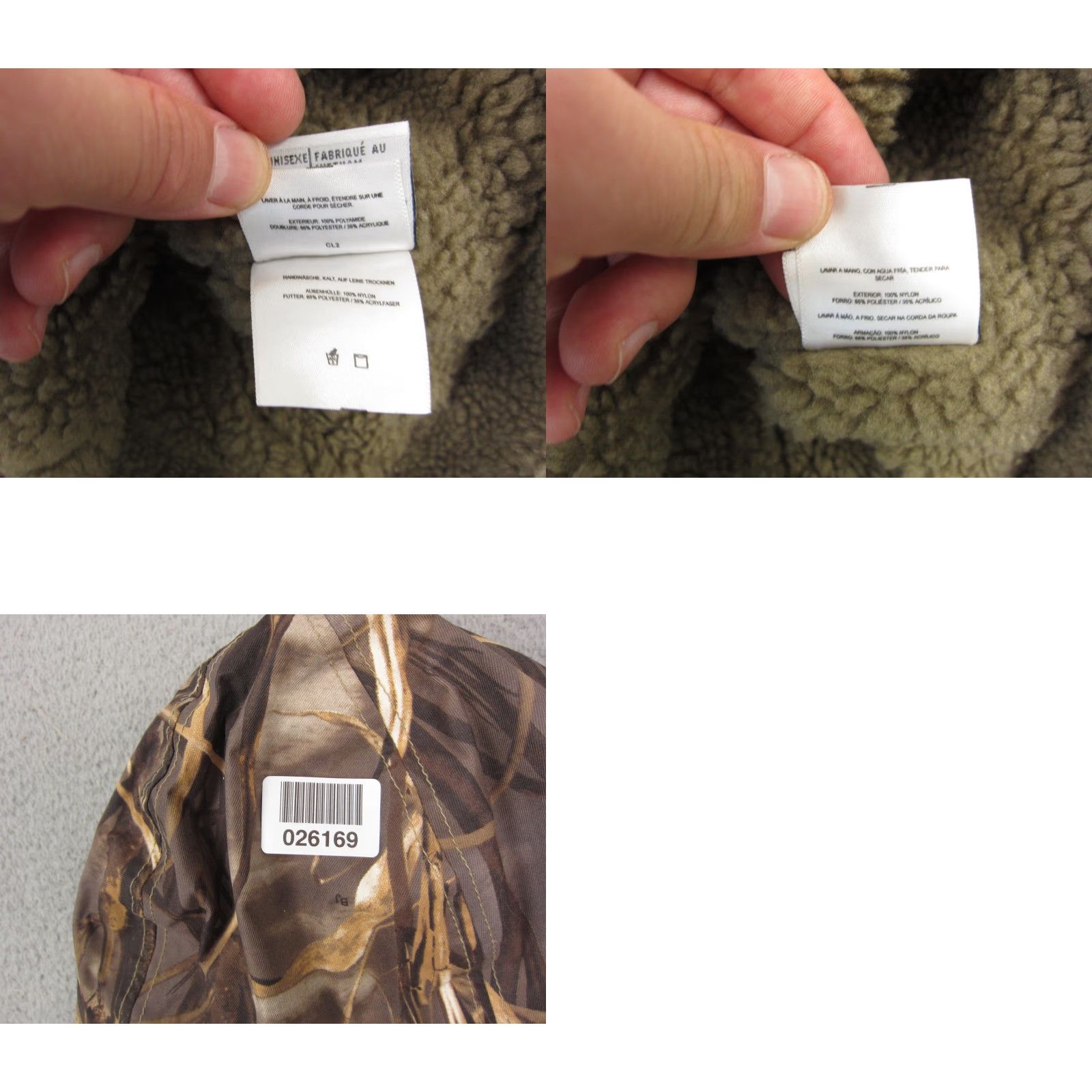 Realtree Columbia Hat Mens Small-Medium Brown Camo Realtree Sherpa Fleece Ear Flap Adult Size US S / EU 44-46 / 1 - 9 Thumbnail
